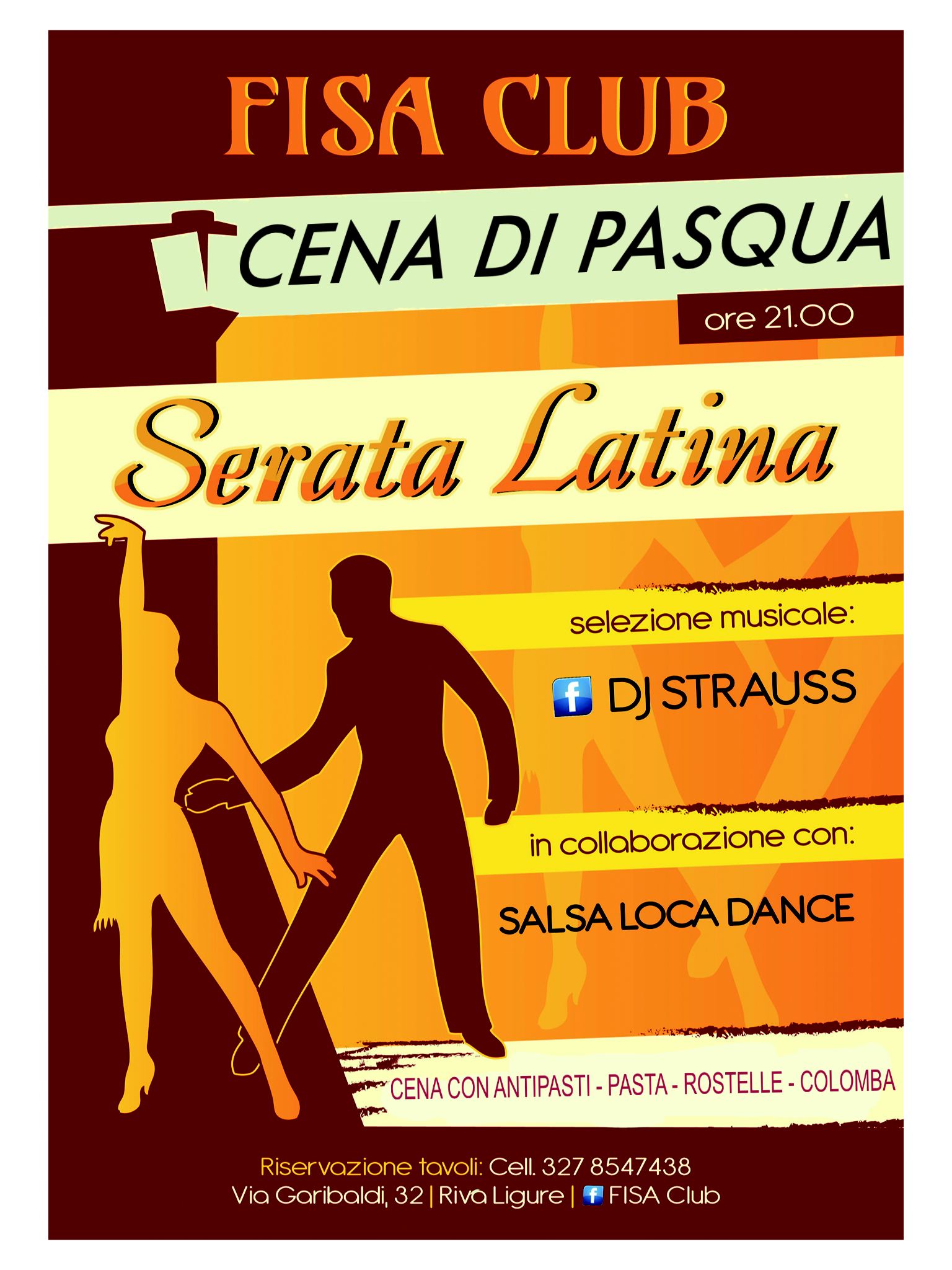 CENA di PASQUA al FISA CLUB