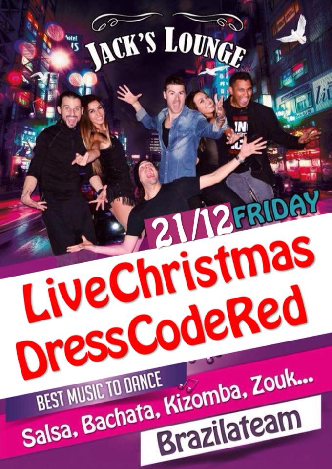 CHRISTMAS EDITION RED PARTY BY BRAZILATIN DG JACK’S LOUNGE