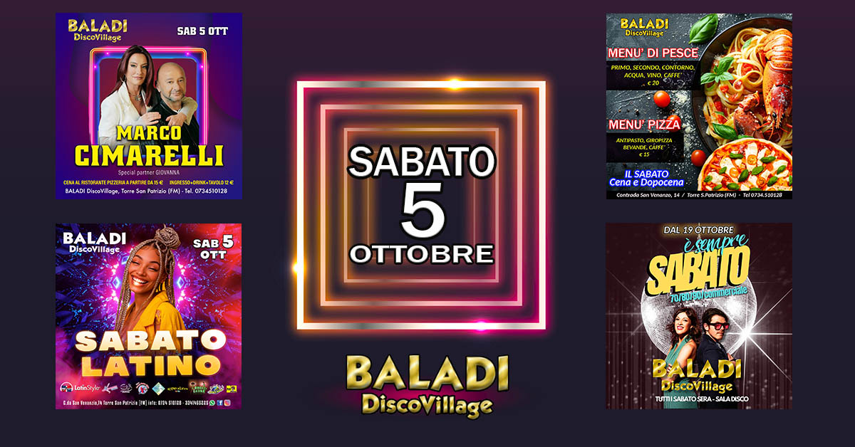 IL SABATO DEL BALLO LISCIO LATINO DISCO E RISTORANTE