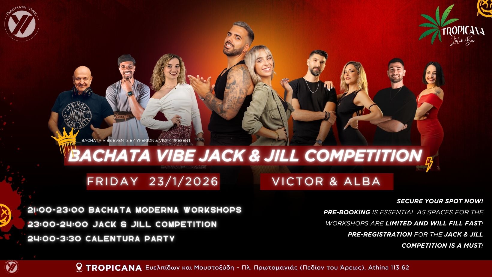 Special Bachata Workshops & J&J Competition with VICTOR & ALBA