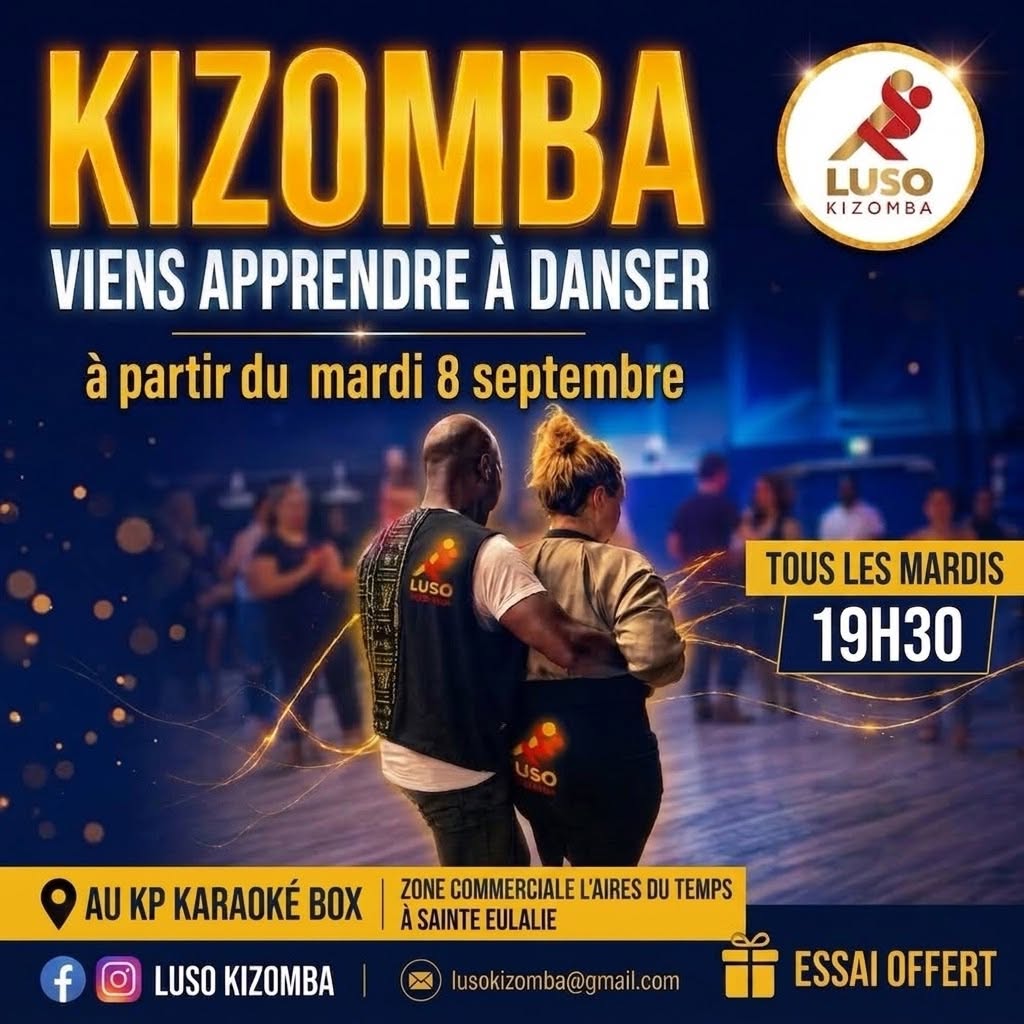☀️Portes Ouvertes LUSO KIZOMBA Rentrée 2026-2027☀️