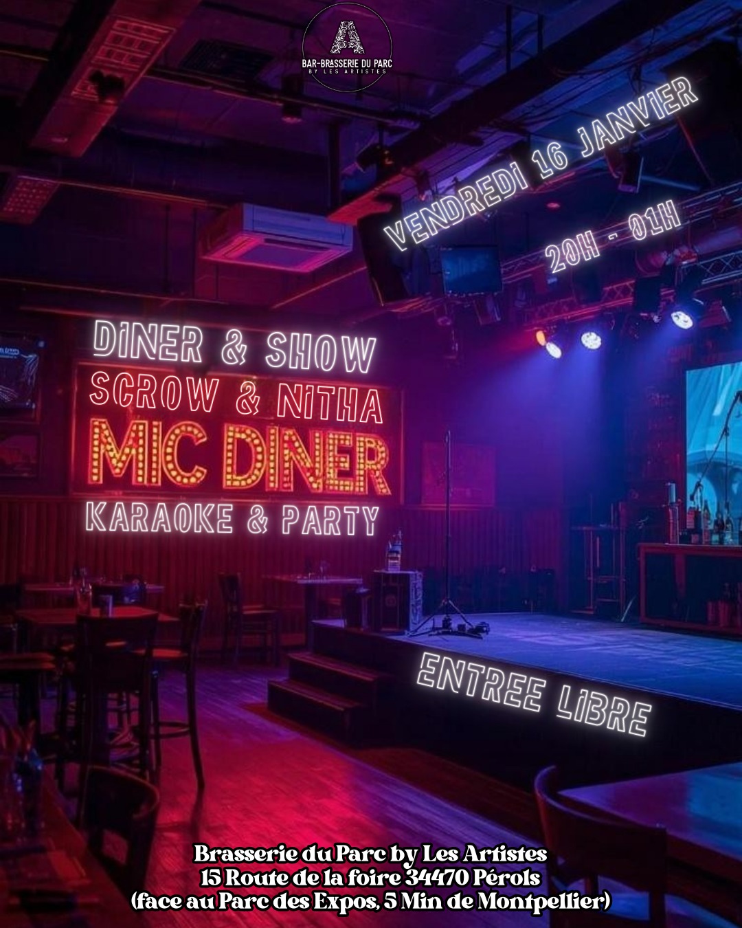 MIC 🎙 DINER 🍽 DINER ⭐️ SHOW ⭐️ KARAOKE ⭐️ PARTY