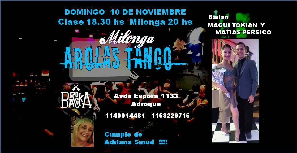 Domingo de Milonga Arolas Tango en Adrogue