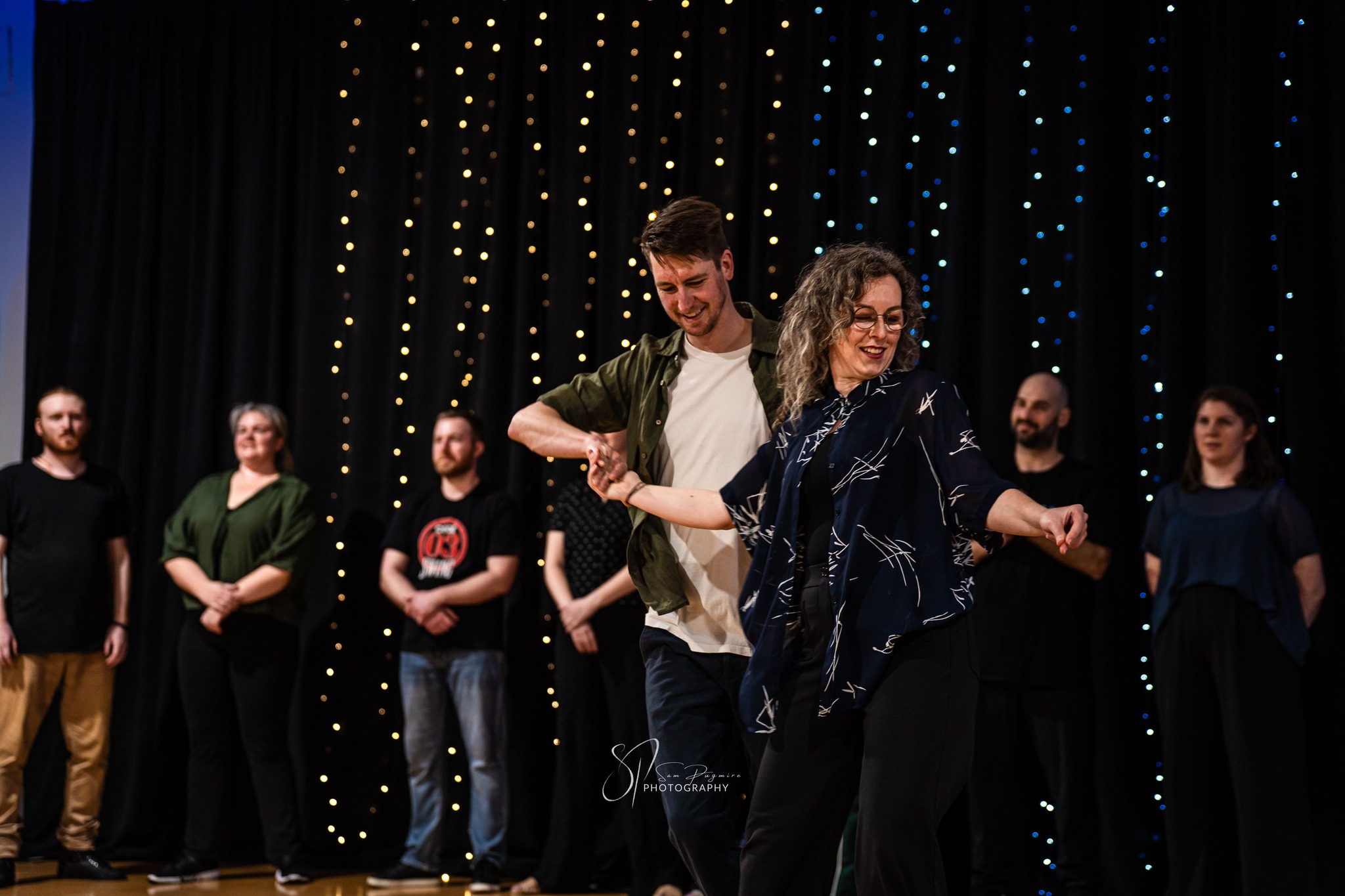 Dance party West Coast Swing social dancing