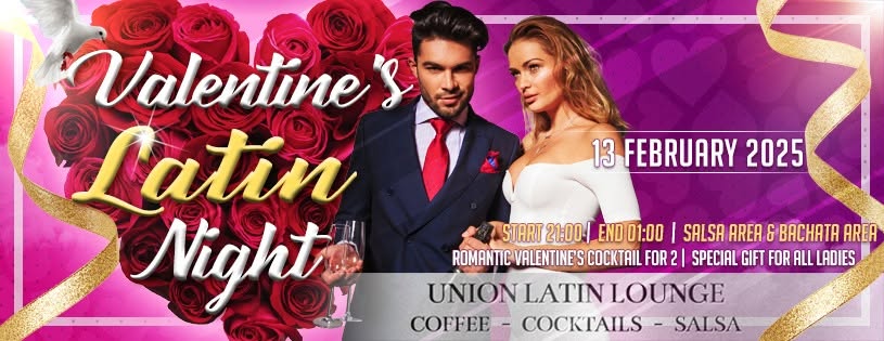 Valentine's Latin Night Passion of Salsa Salsa Area & Bachata Area
