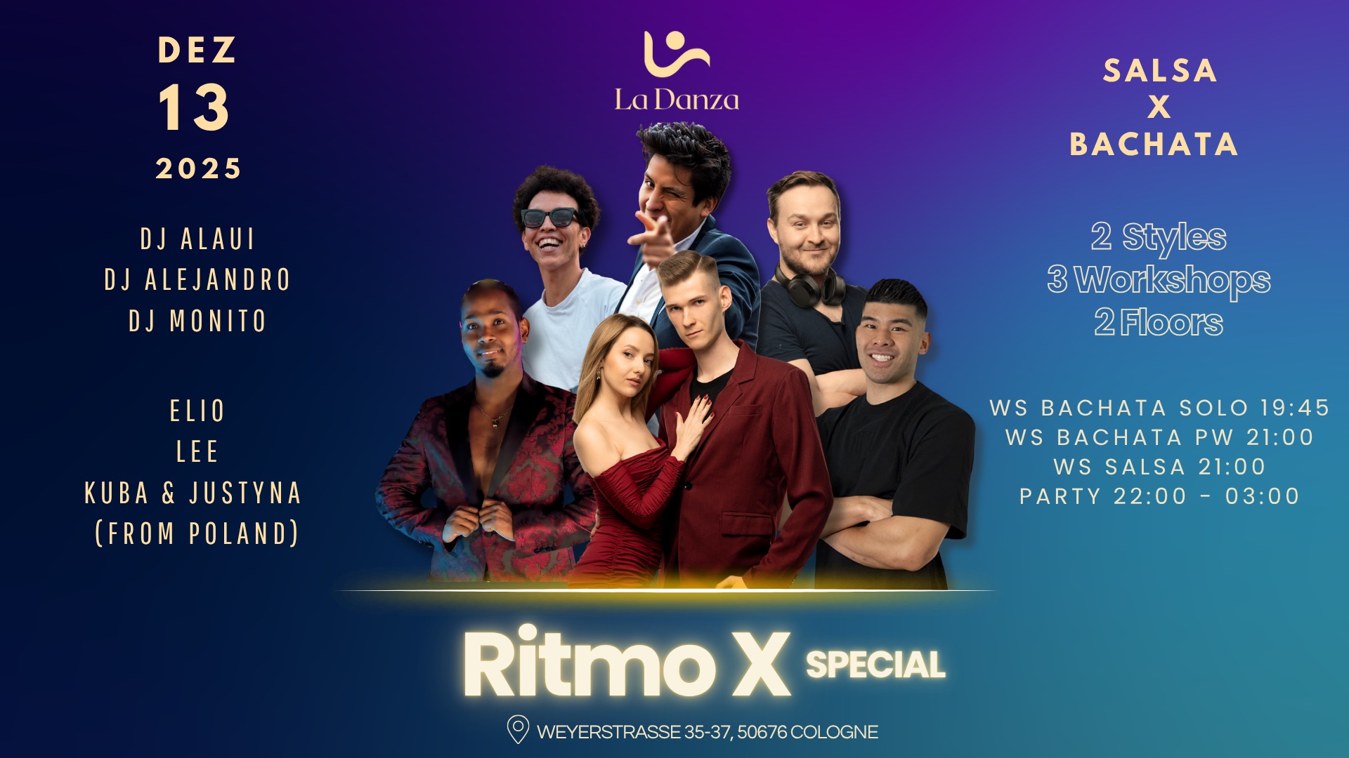 RITMO X Special - EVENT: Salsa Cubana X Bachata Sensual