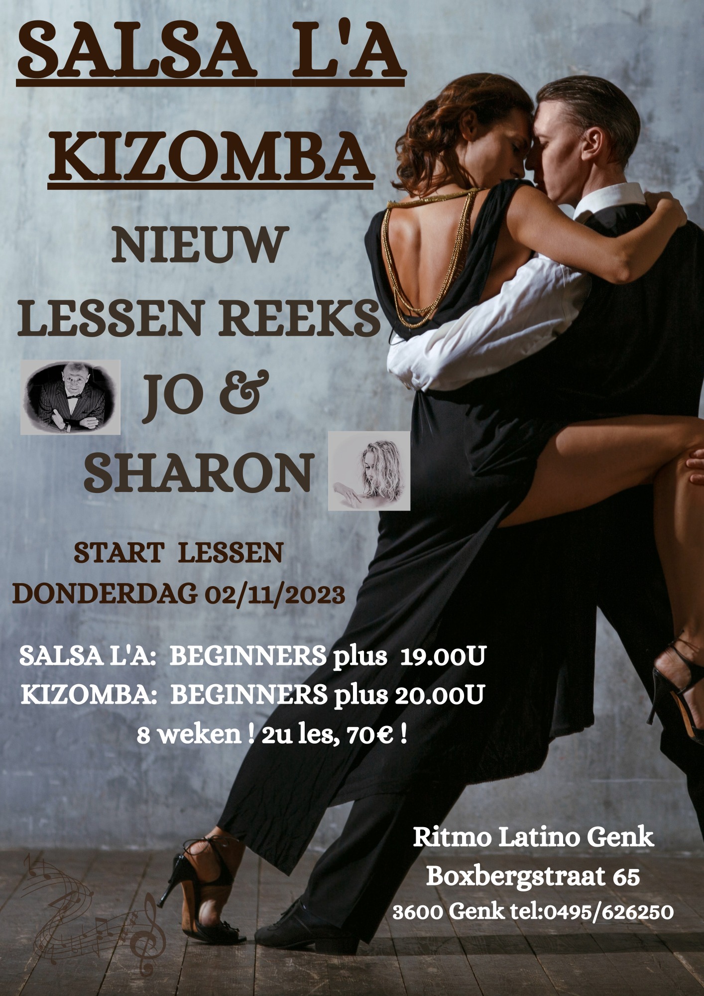 Nieuwe lessenreeks LA en Kizomba - Jo en Sharon