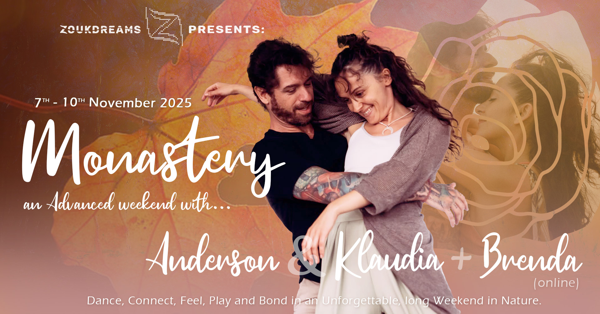 Zoukdreams Monastery 2025 - Retreat with Anderson & Klaudia + Brenda (advanced edition)
