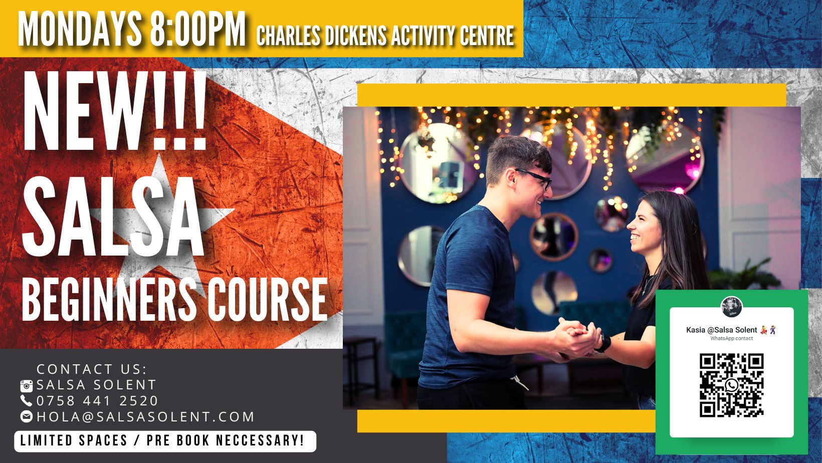 NEW!!! Beginners Salsa Course ⏰
