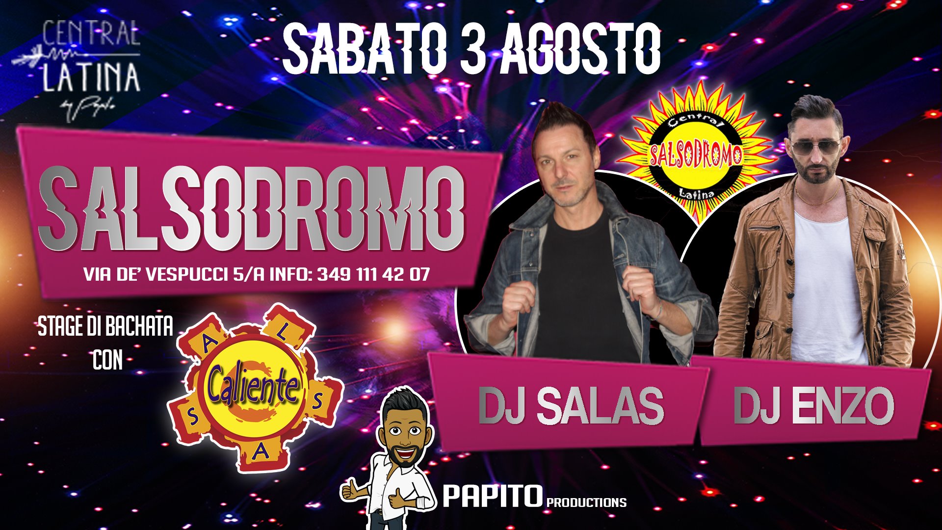 Salsodromo Sabato 3 Agosto