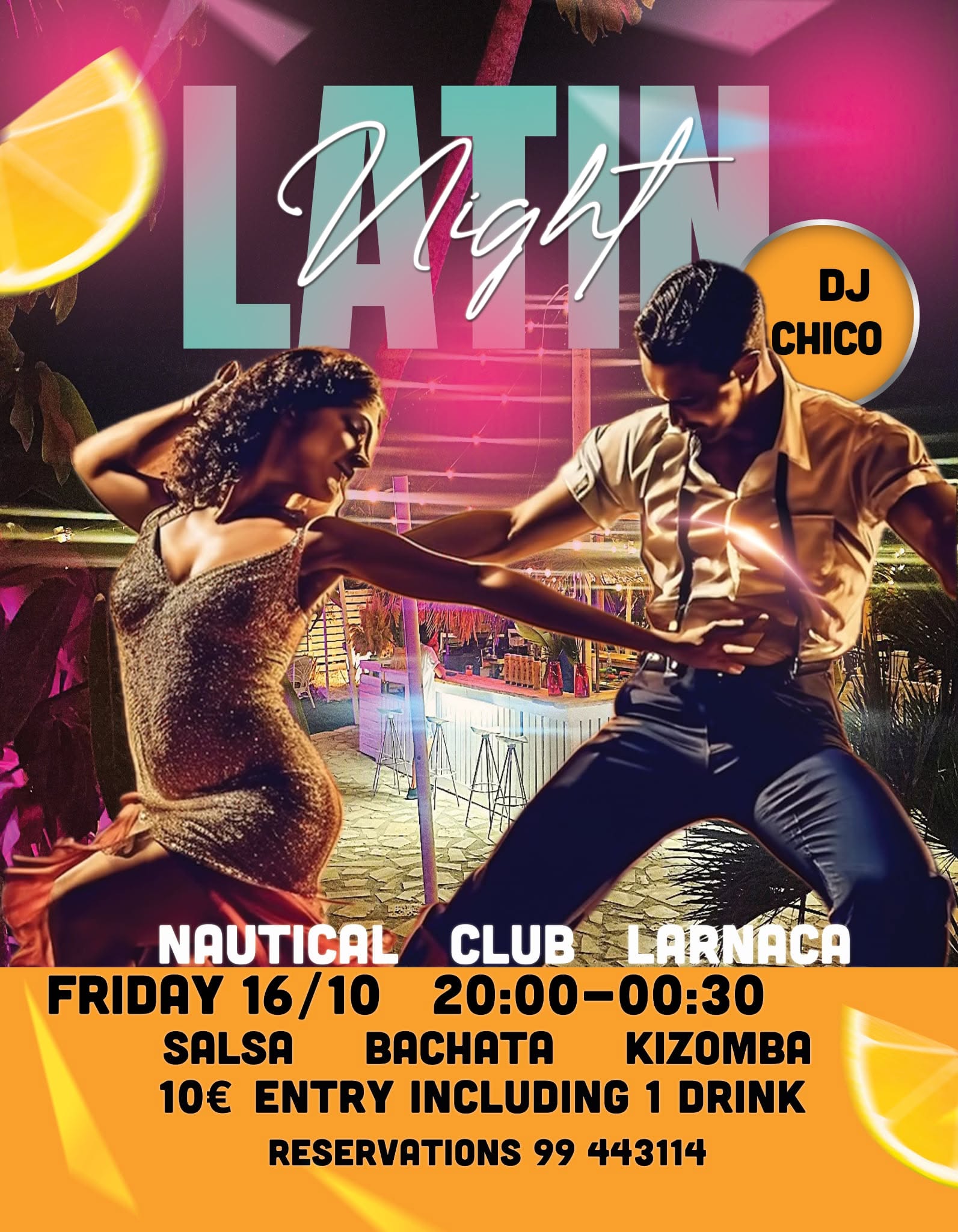 LATIN DANCE PARTY AT NAUTICAL CLUB L CA