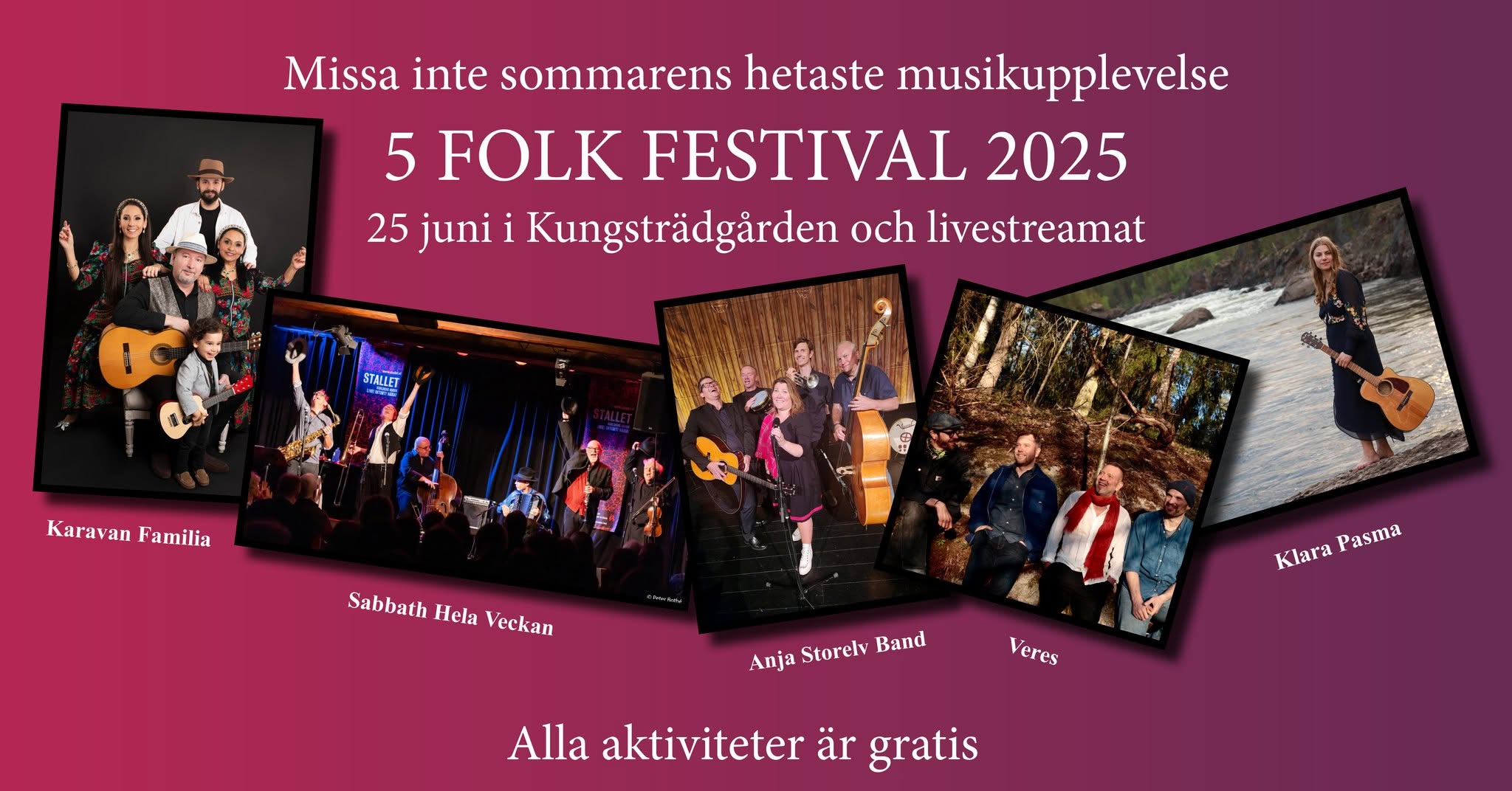5 Folk Festival 25 juni 2025