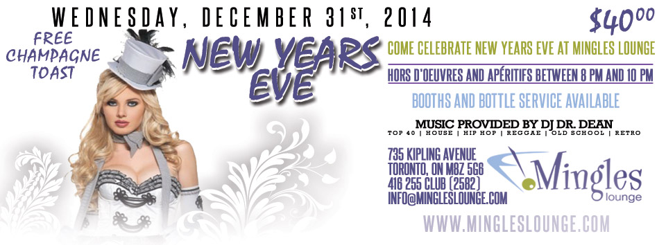 New Years Eve at Mingles Lounge