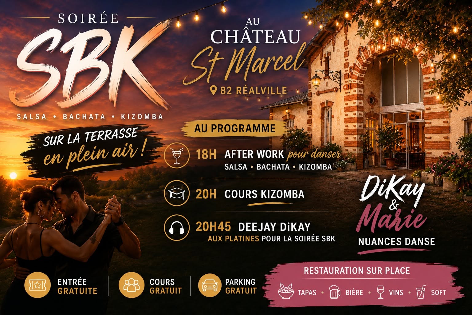 SBK - les terrasses éphémères du château