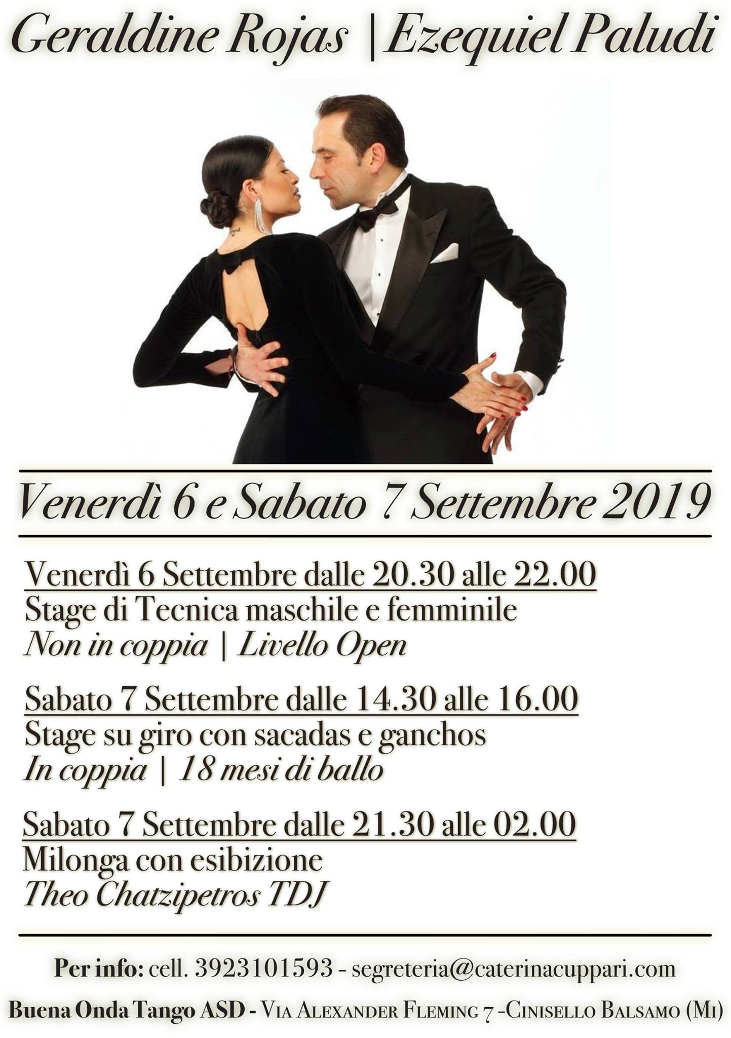 SOLD-OUT! Ezequiel Paludi e Geraldine Rojas a Buena Onda