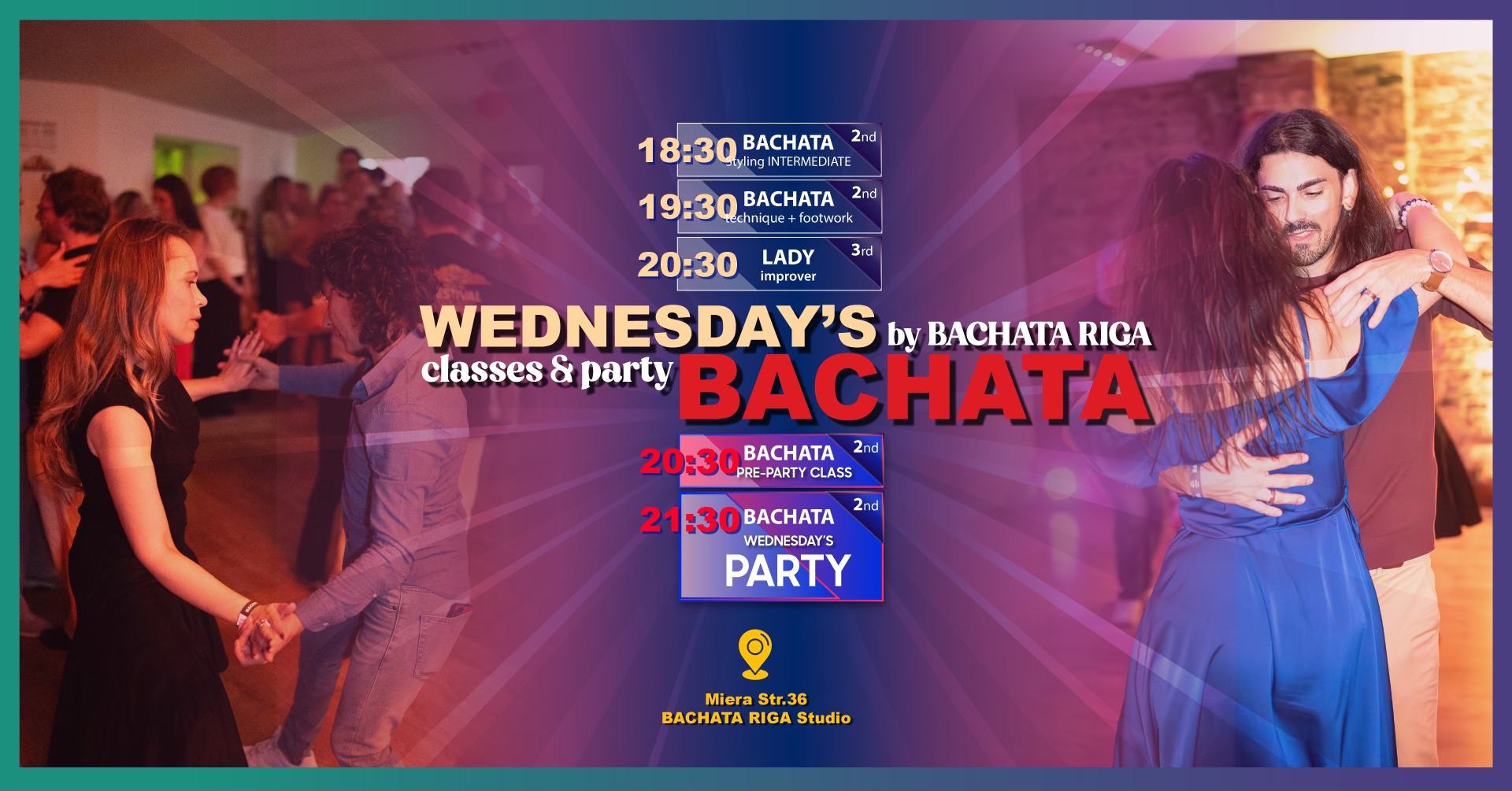💃🕺BACHATA WEDNESDAY PARTY 🎊