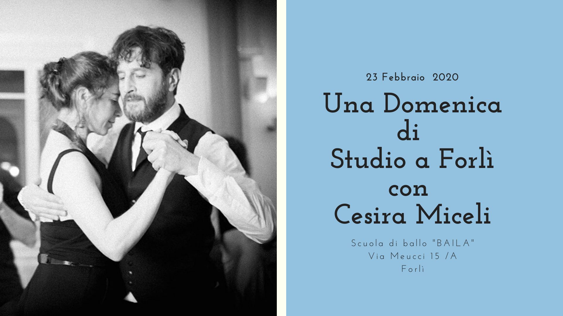 Una Domenica di Studio Con Cesira Miceli a Forlì!