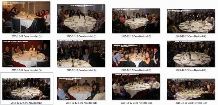 CENA Navidad BizkaiSalsa 2016