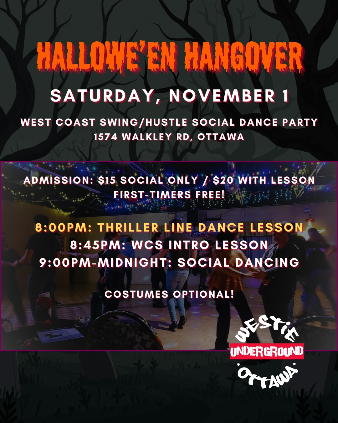 Hallowe'en Hangover - WCS Hustle Social Dance