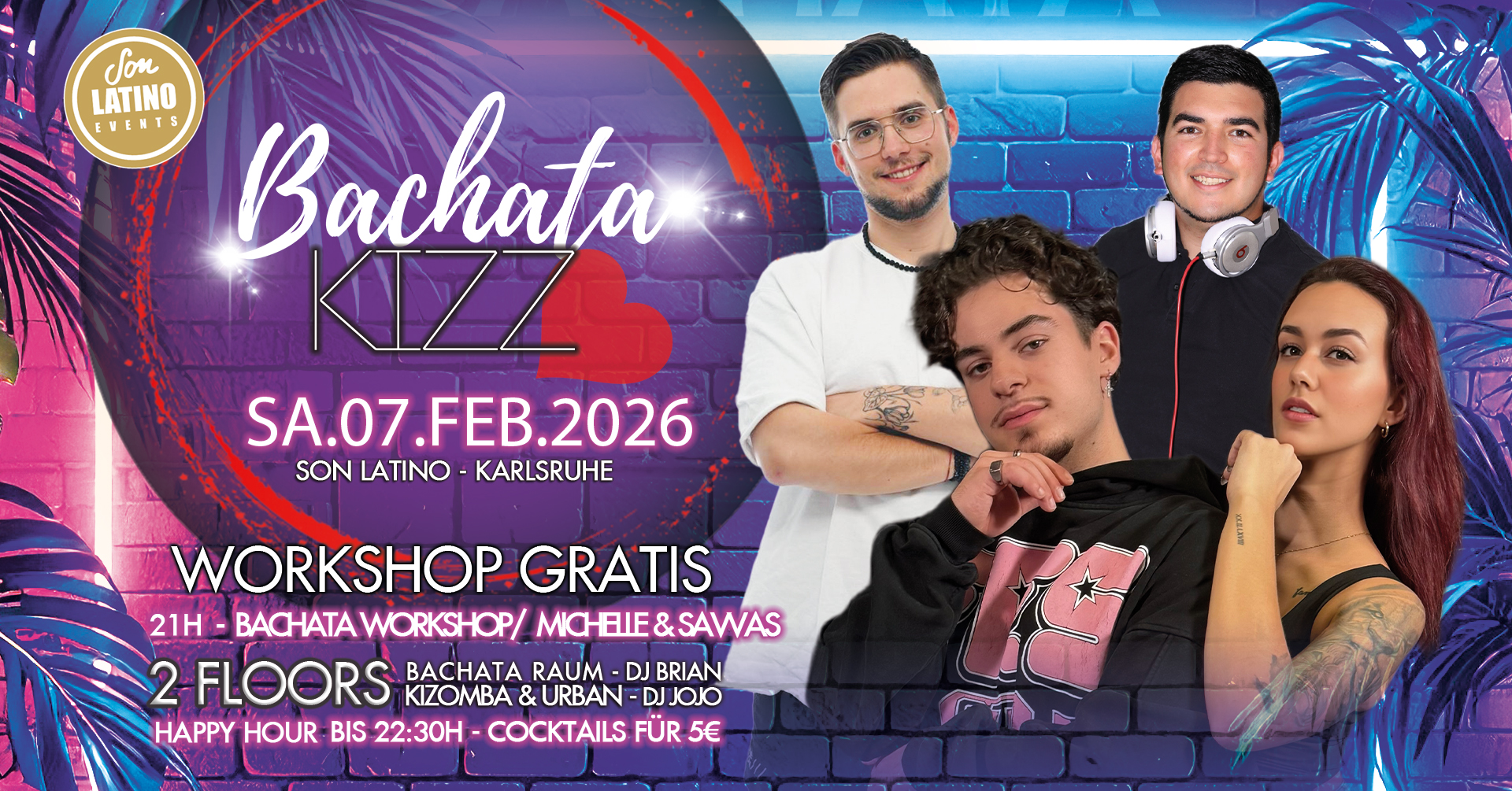 BACHATA KIZZ GRATIS BACHATA WORKSHOP π - SON LATINO KA