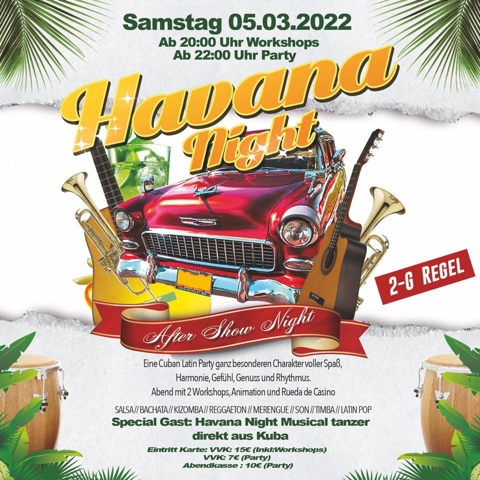 ✰ ★ ✰Havana Night Cuban Latin Party Mojito Special✰ ★ ✰