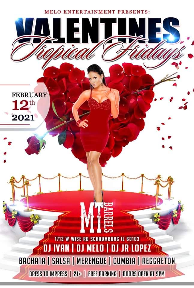 Tropical Fridays Featuring Valentine's Party