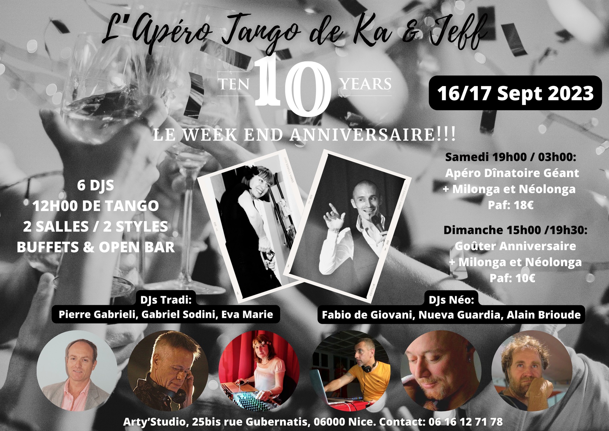 L'Apéro Tango de Ka&Jeff fête ses 10 ans!!!