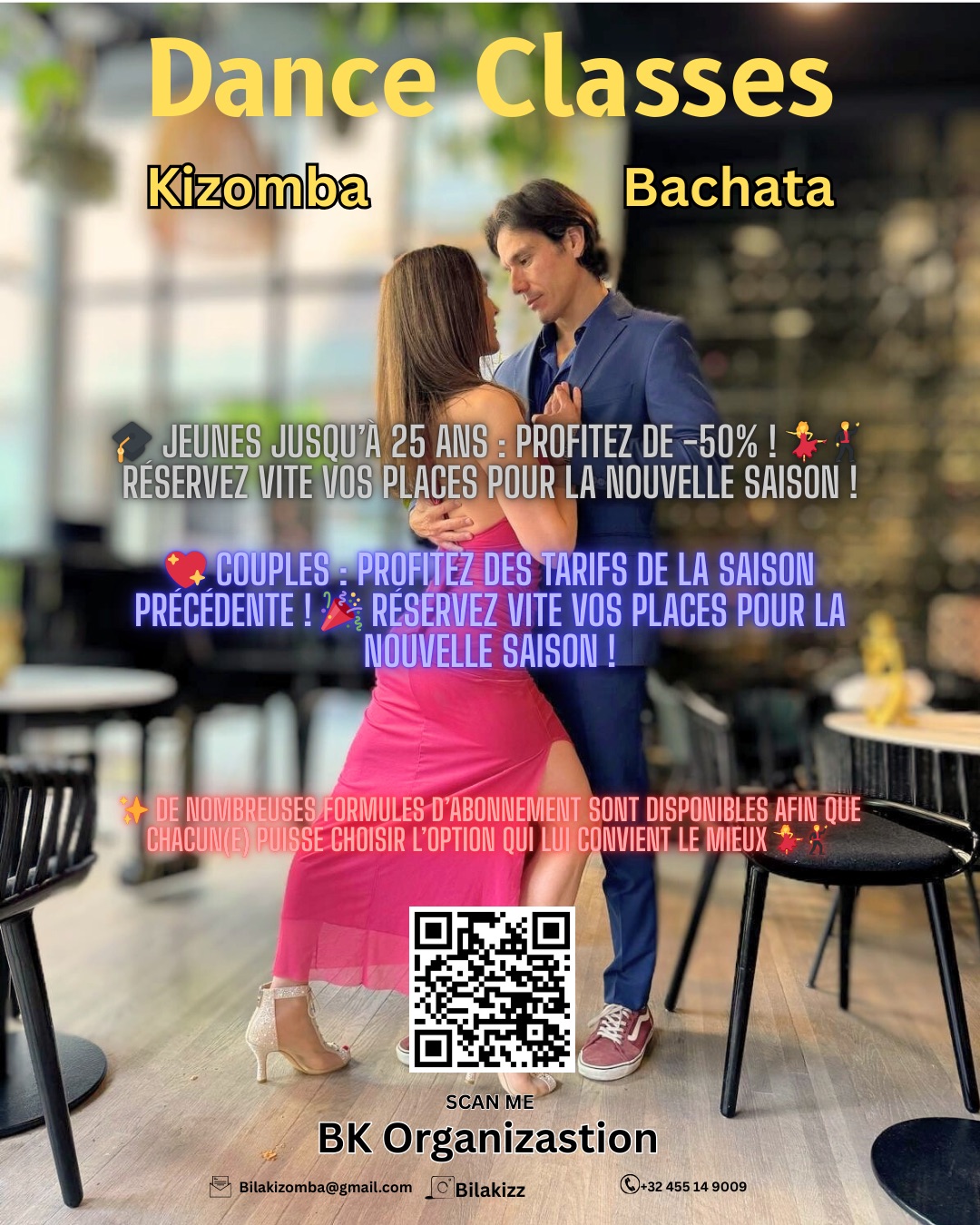 Bachata-Kiz Danse Classe