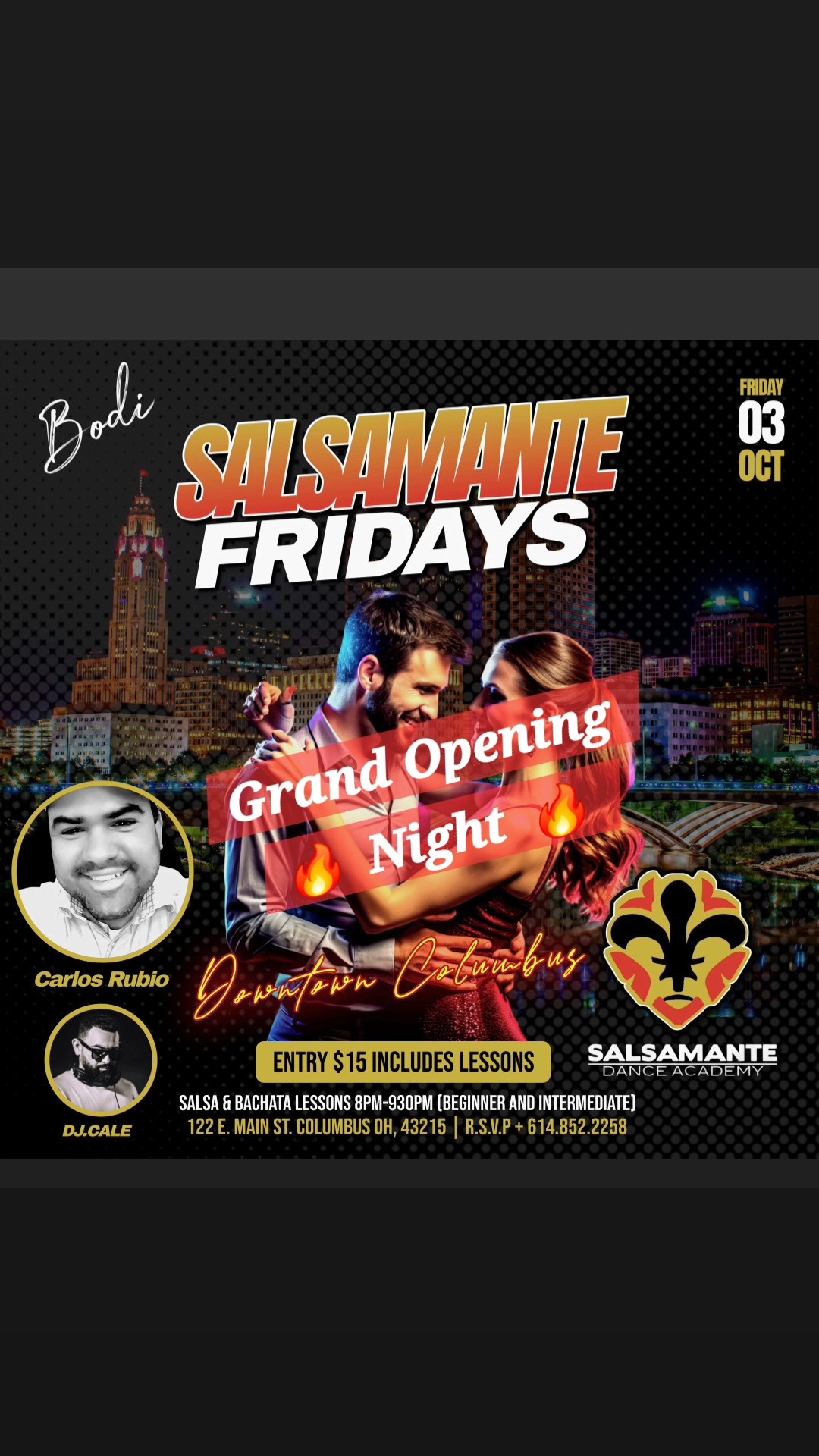Salsamante Fridays in Downtown Columbus