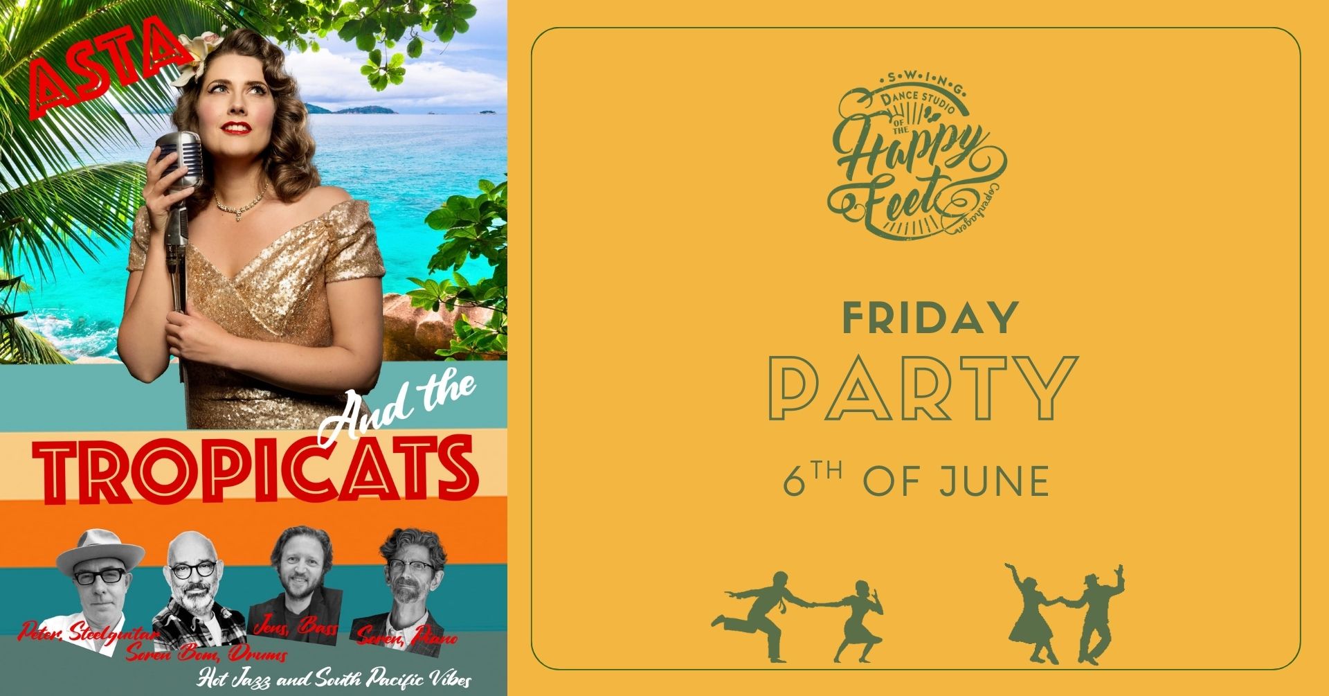 🌴🍍Tropical HFS Friday Party with Asta & The Tropicats🍍🌴