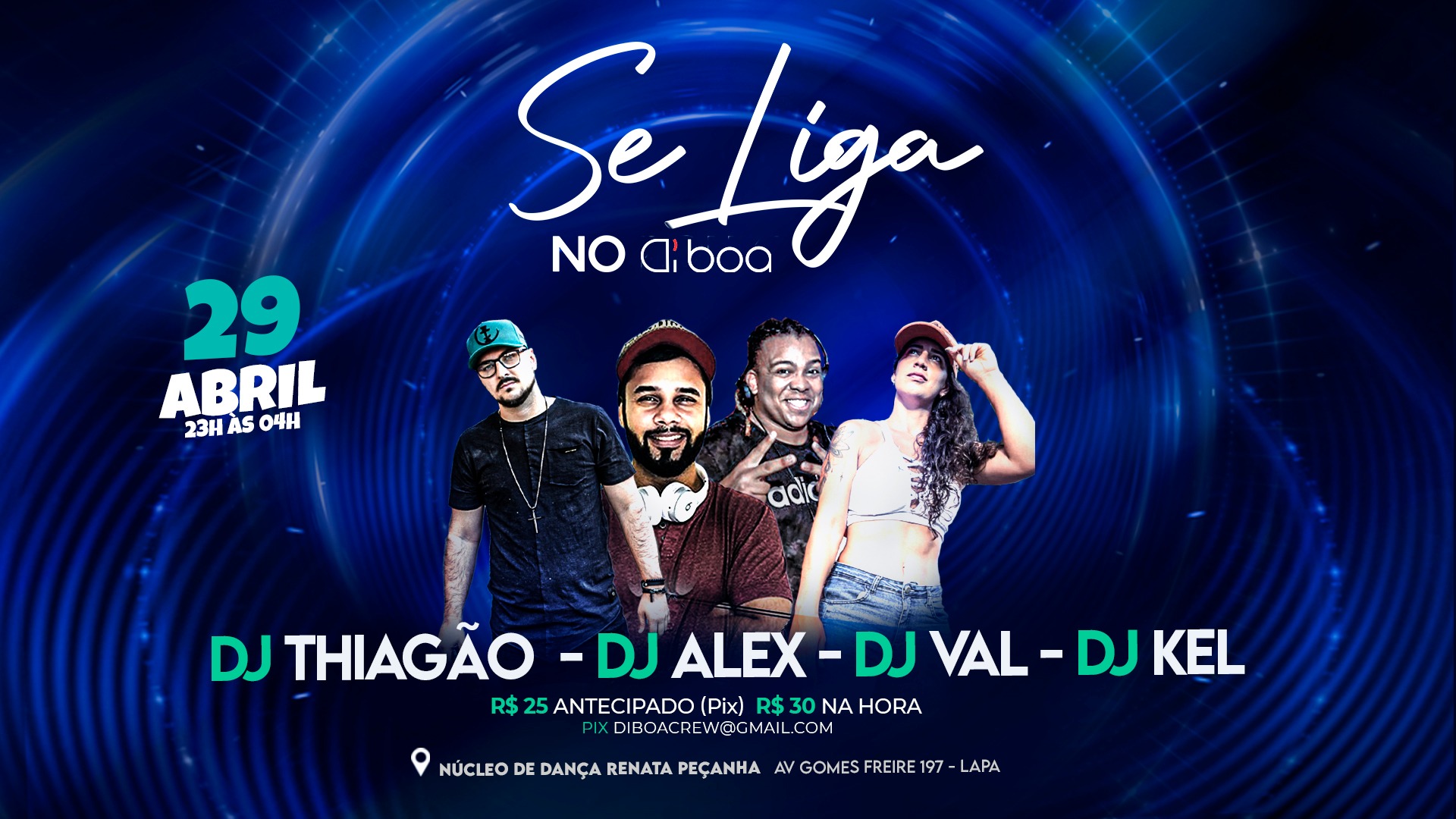 HOJE!! Se liga no Diboa!