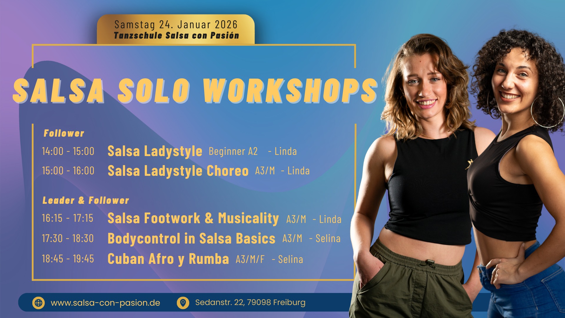 Salsa Solo Workshops Tanzschule Salsa con Pasión