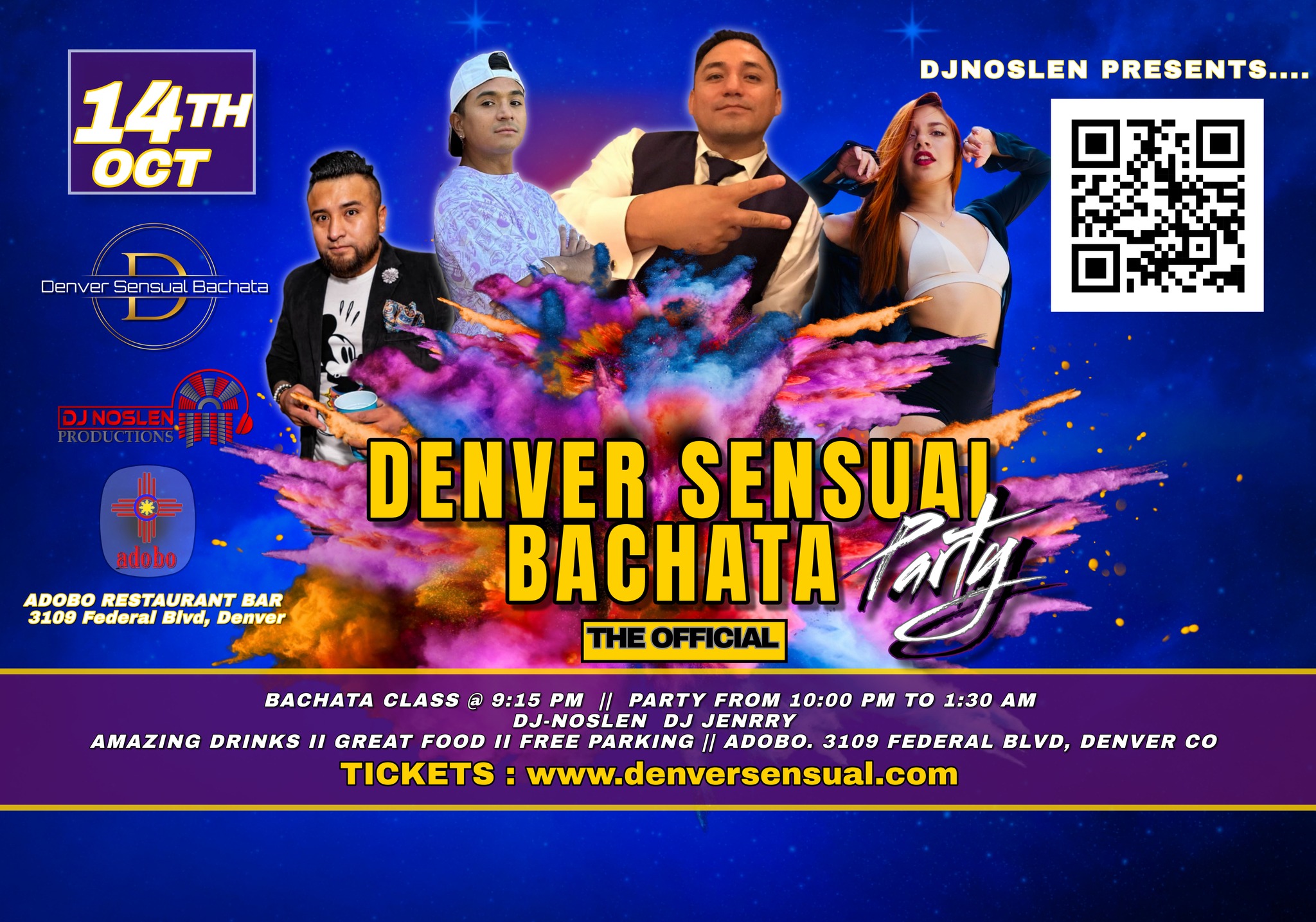 Denver Sensual Bachata Party Oct 14th