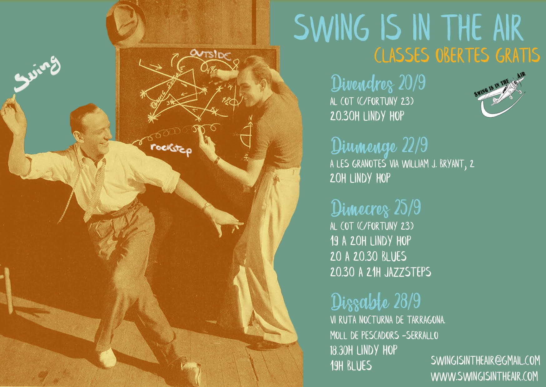 FREE SWING Trial Classes - 20-28 September 2019