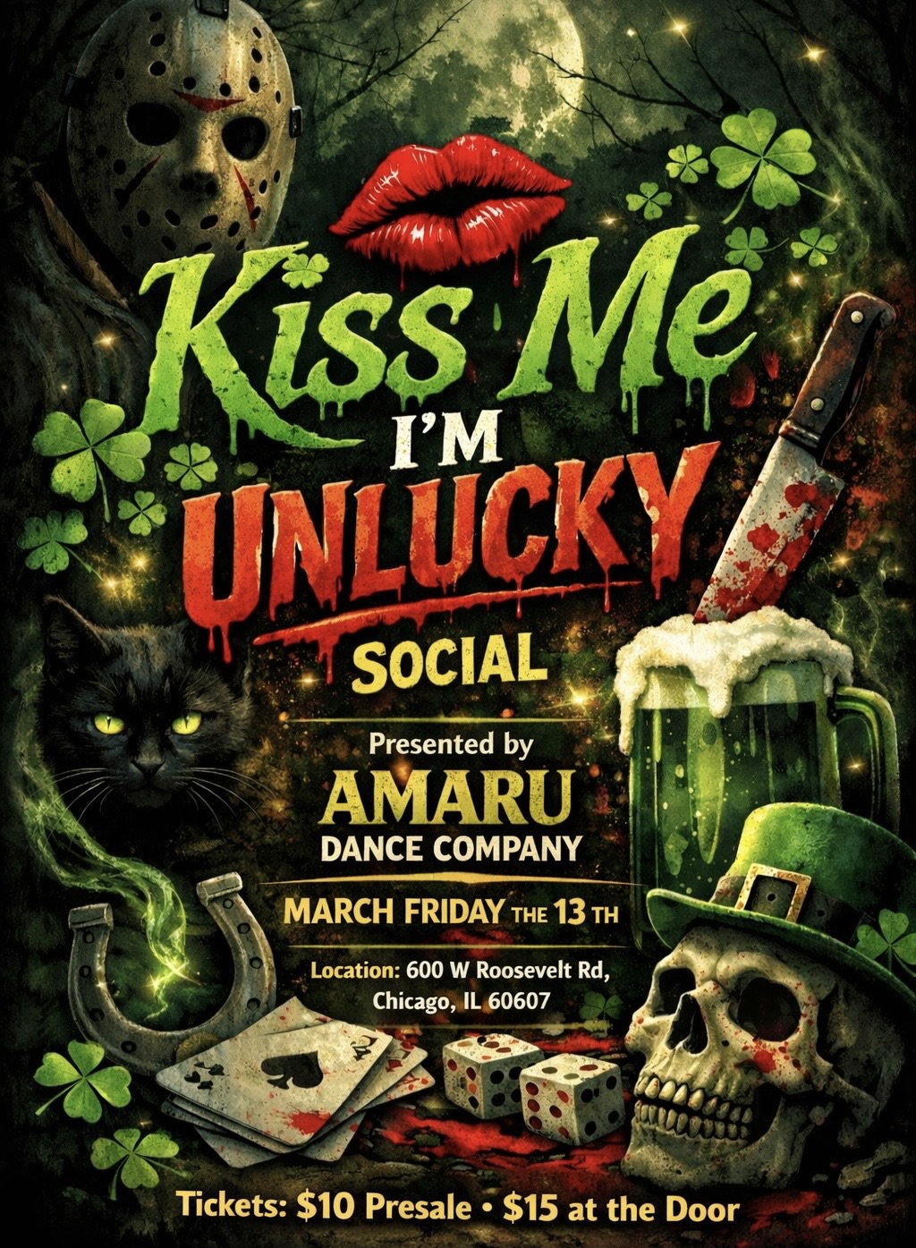 Kiss Me I’m Unlucky Social