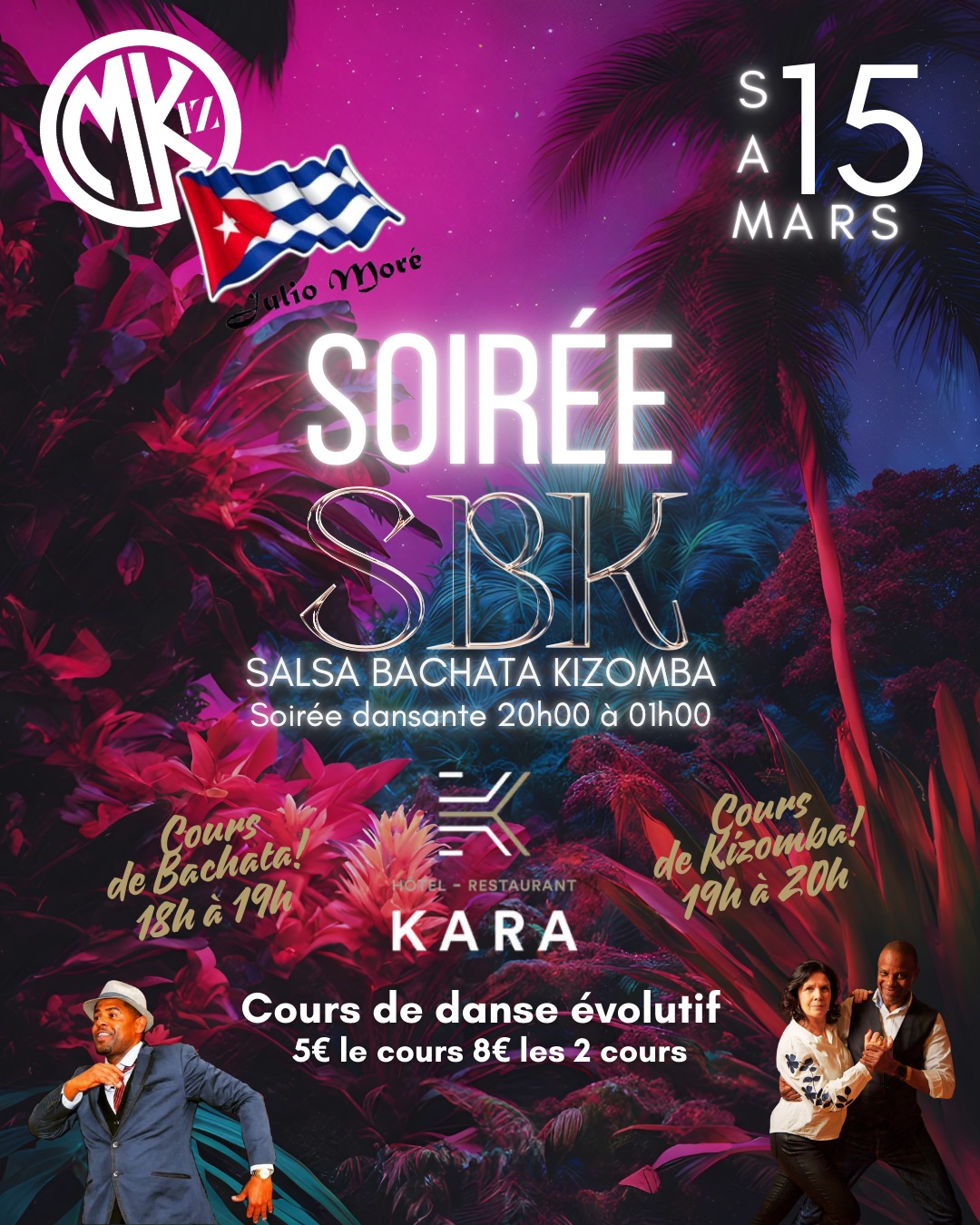 🔥 Soirée dansante inoubliable à l’Hôtel Restaurant KARA !