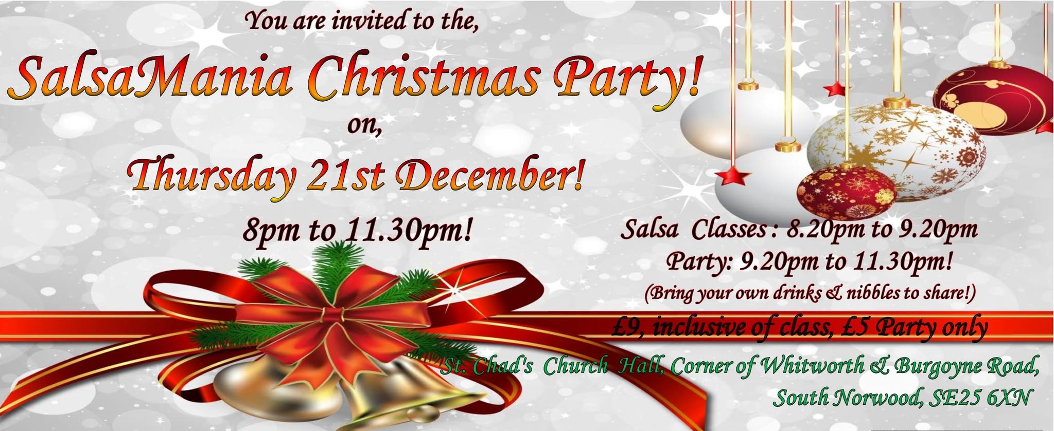 SalsaMania Christmas Party!
