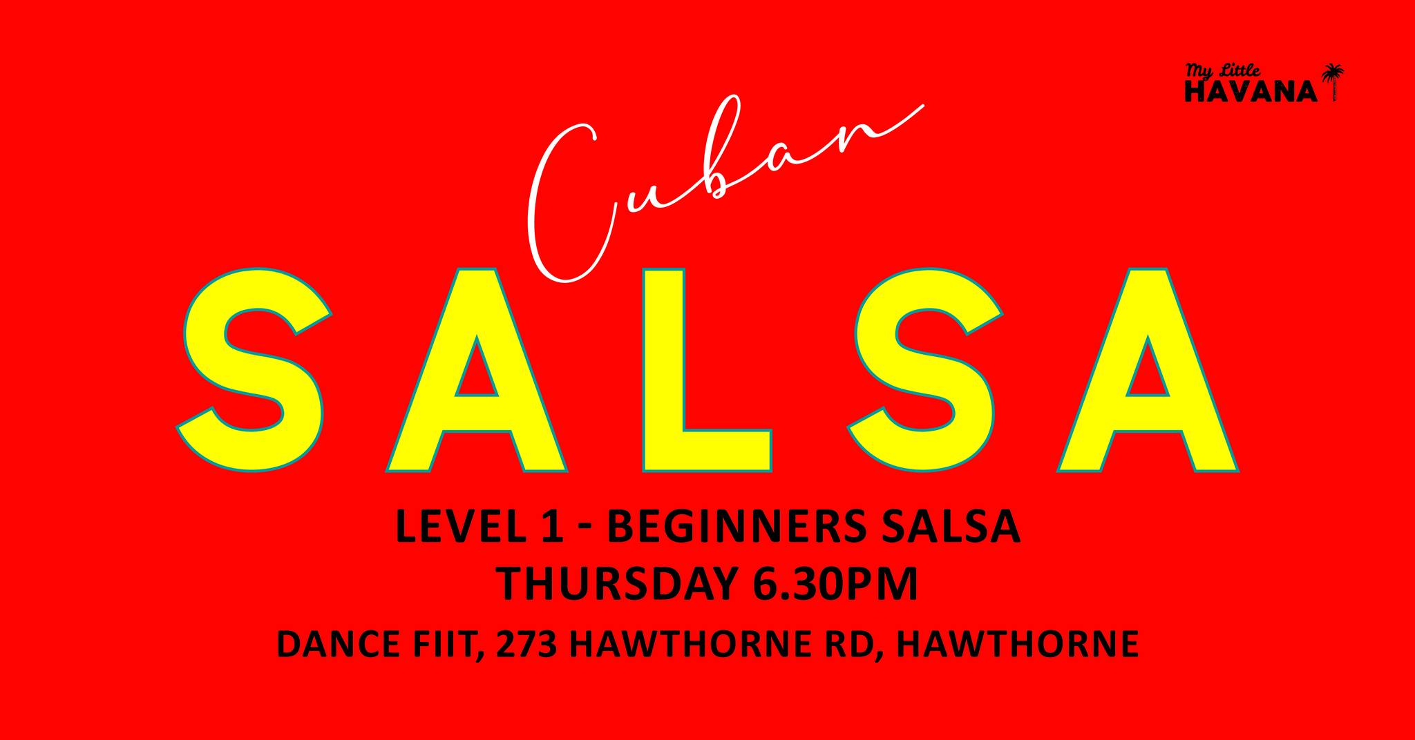 2025 - Beginners Salsa START MAY 1