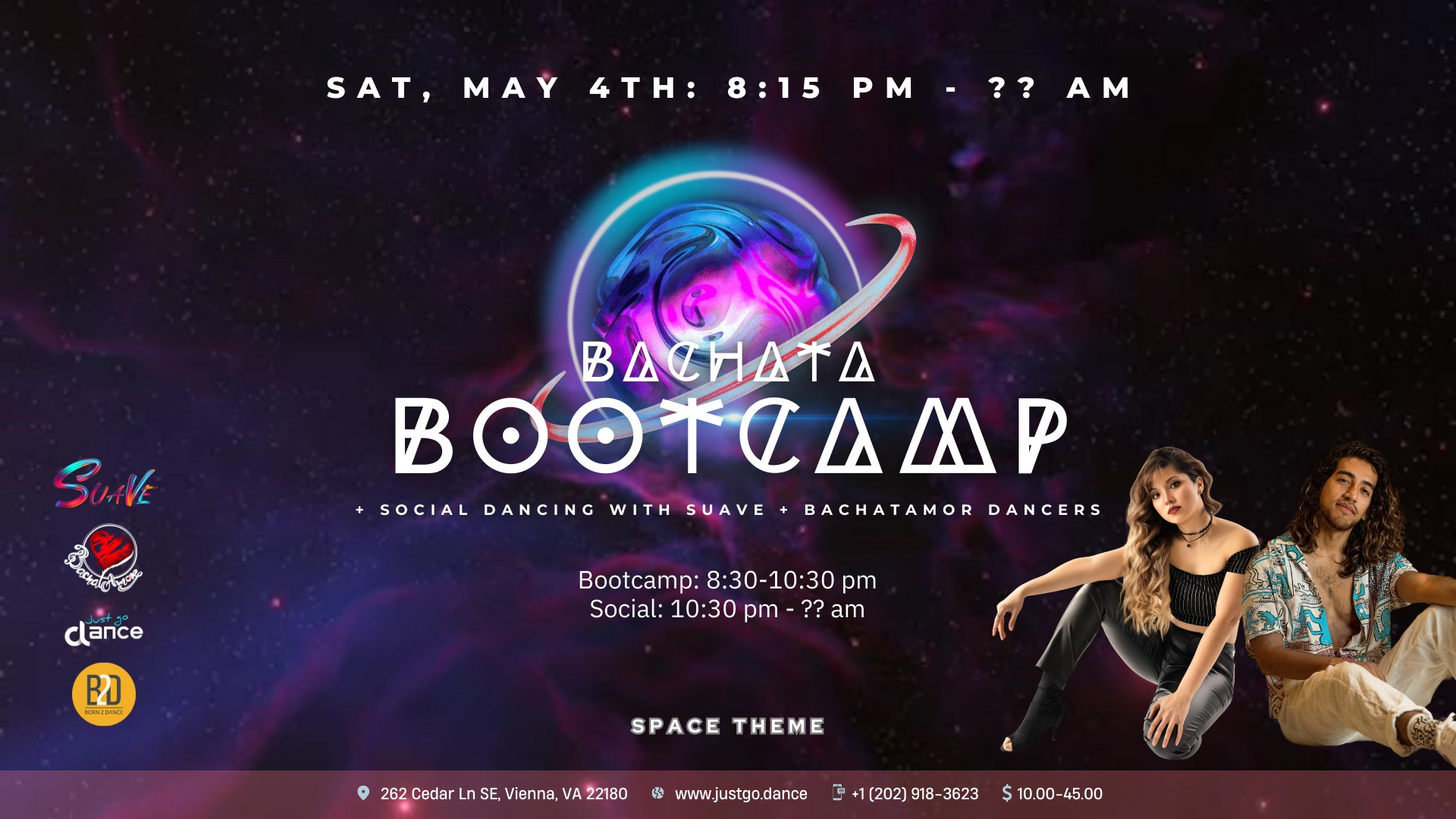 Bachata Bootcamp + Social with Mimi + Chesco