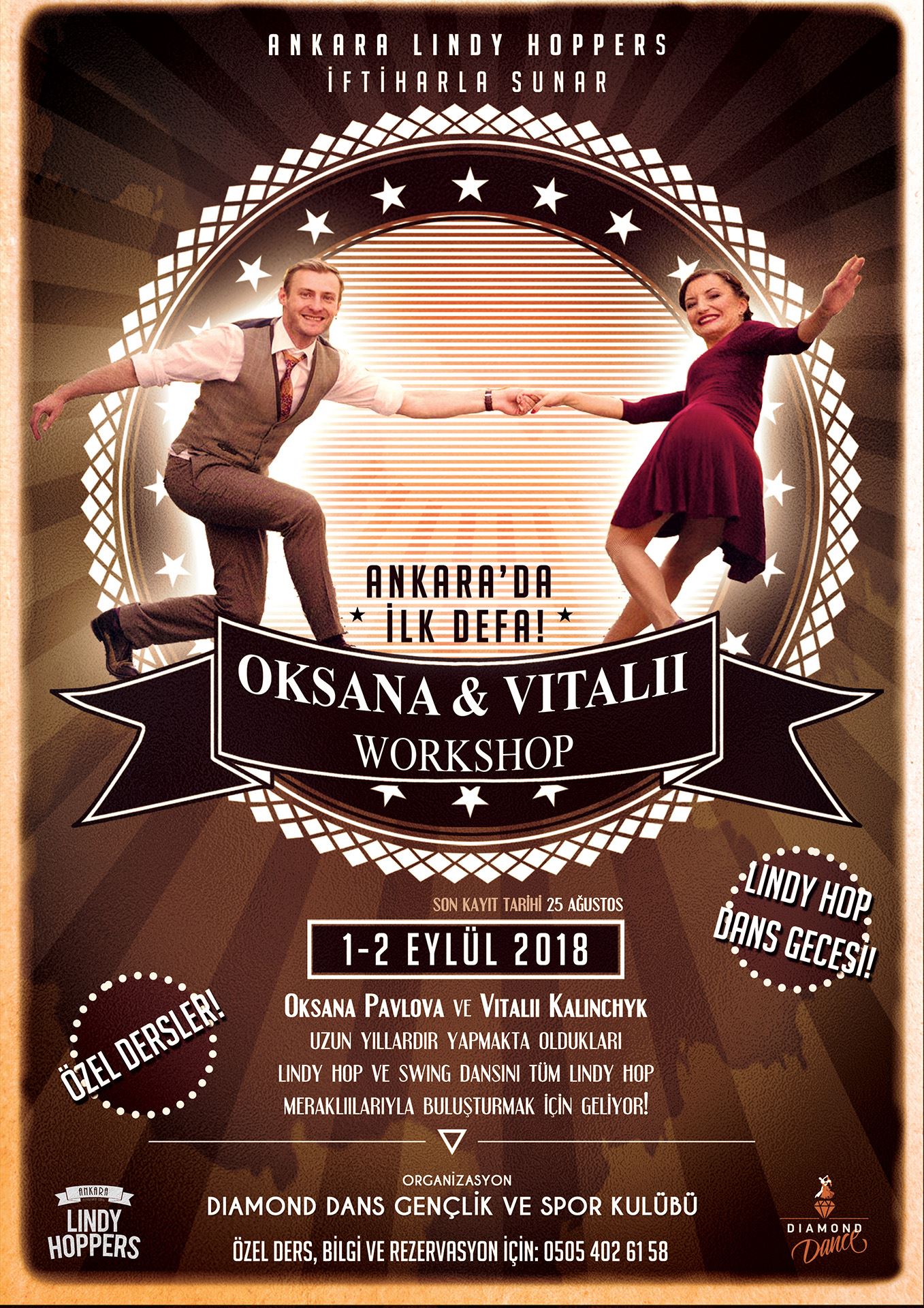 Oksana & Vitalii Lindy Hop Workshop