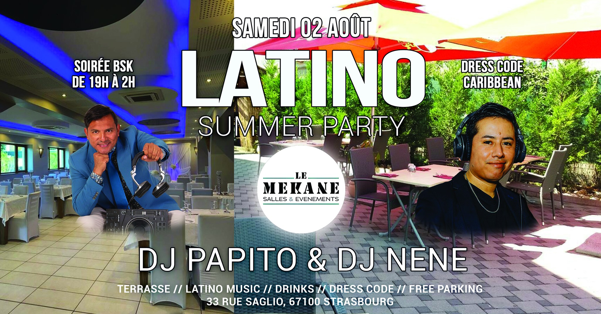☀️ LATINO SUMMER PARTY ☀️ DÉPLACÉE À STRASBOURG