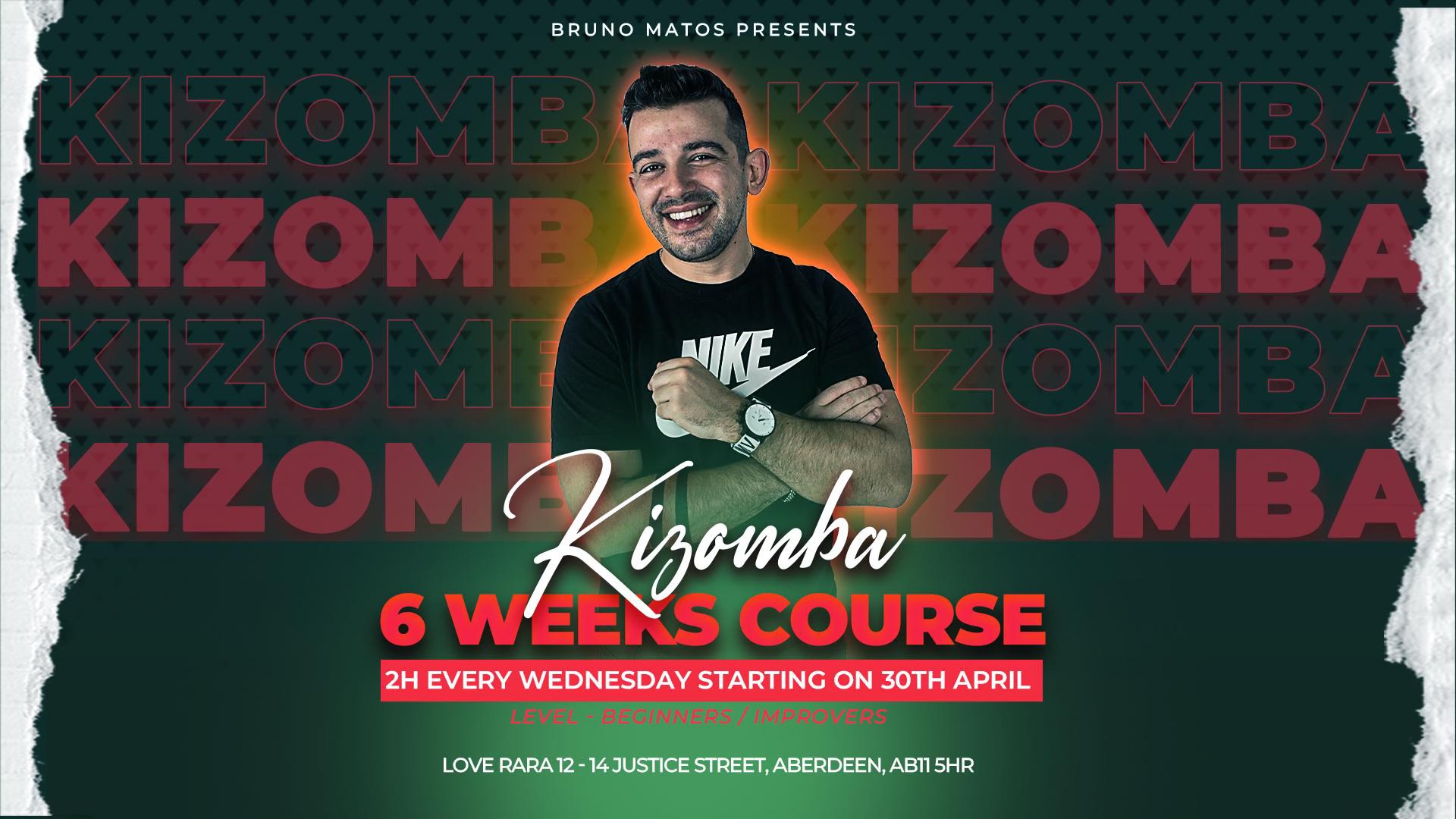 Kizomba 6 weeks course with Bruno Matos