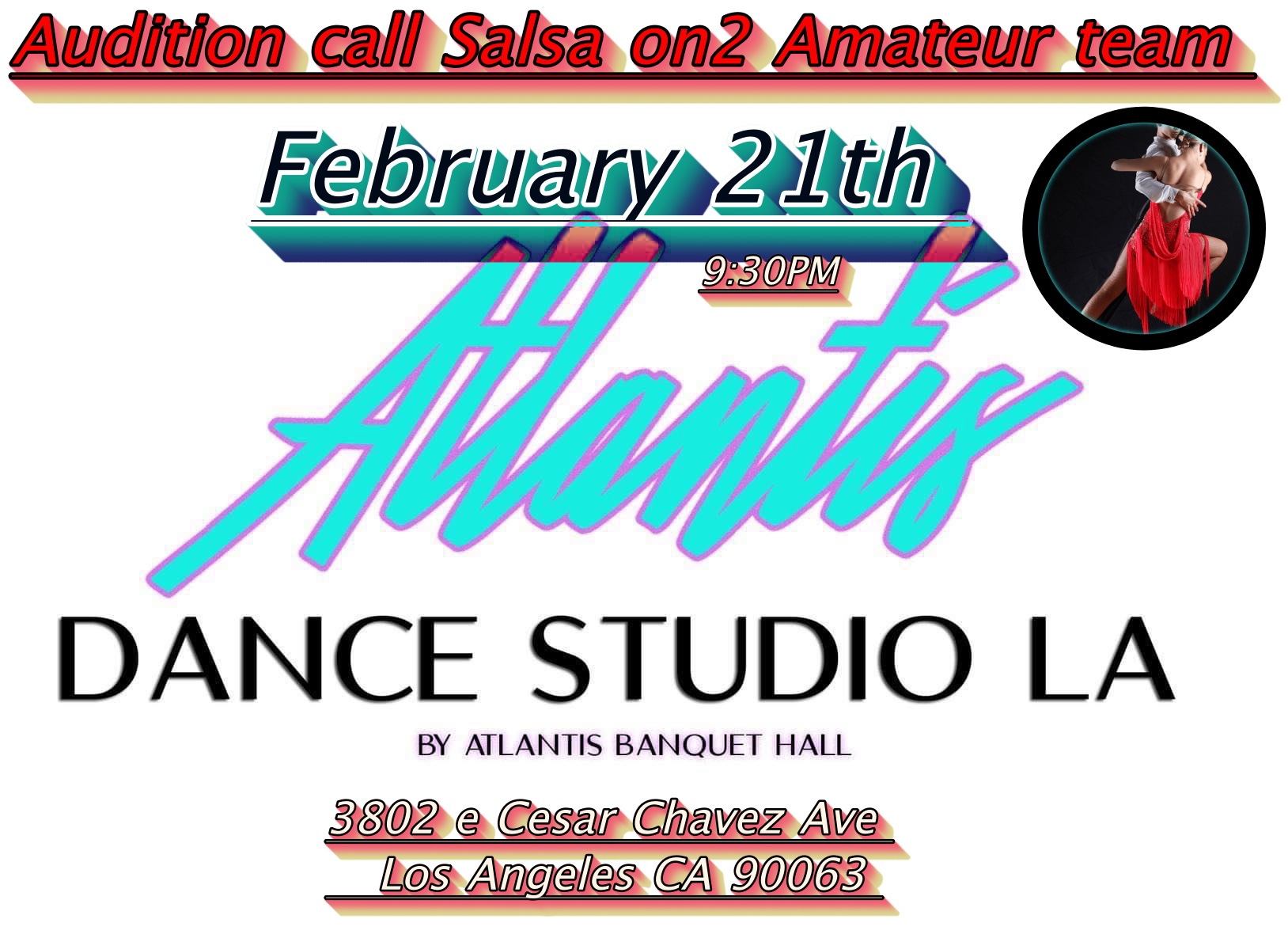 Audition Salsa On2 Ameteur Team