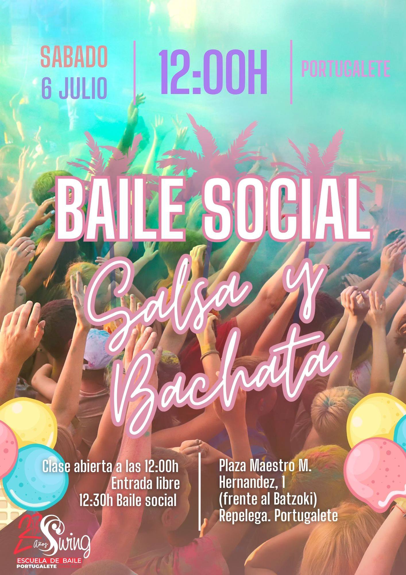BAILE SOCIAL EN FIESTAS DE REPELEGA