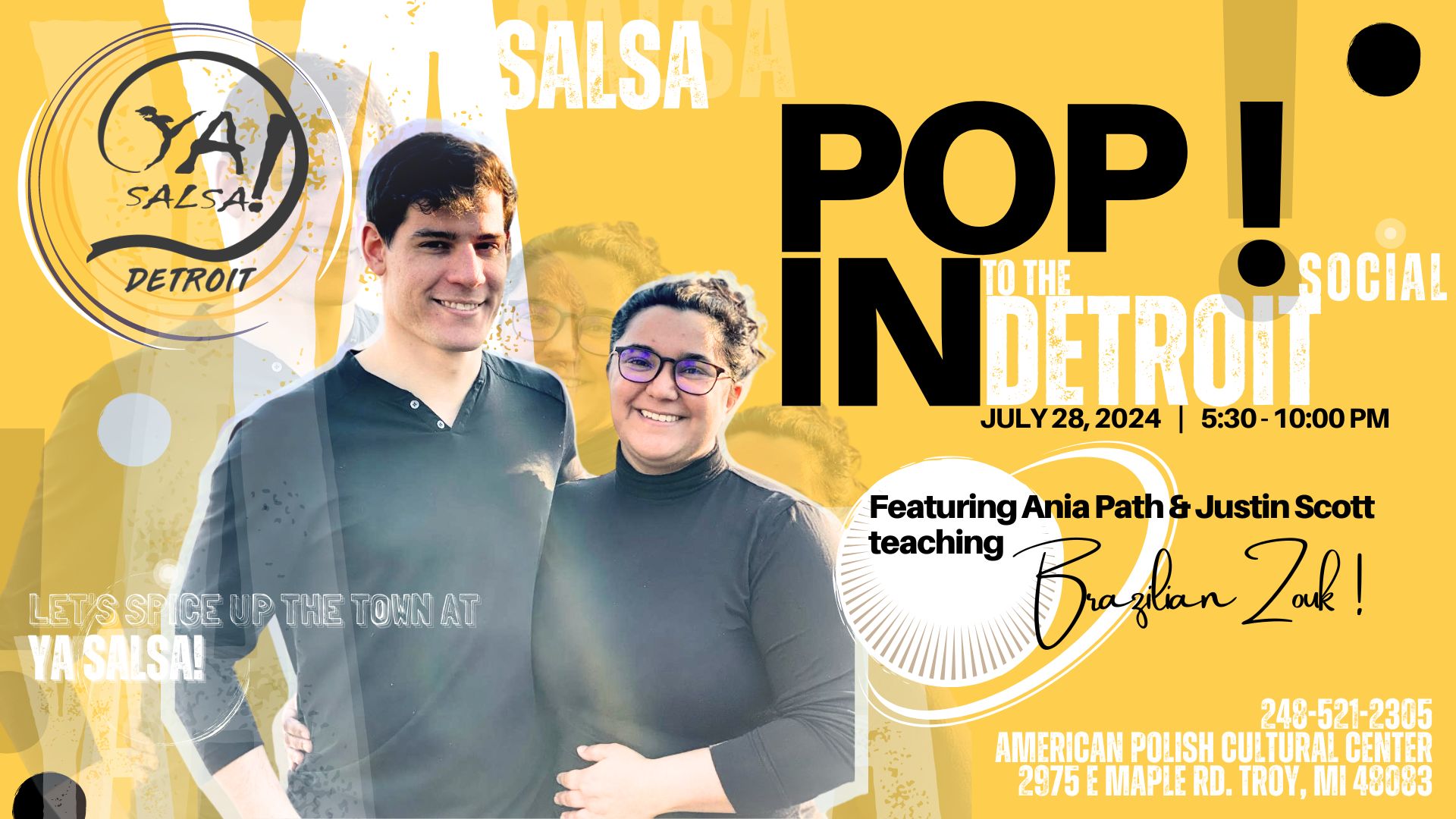 YA Salsa Social Feat. Ania Path & Justin Scott - Brazilian Zouk