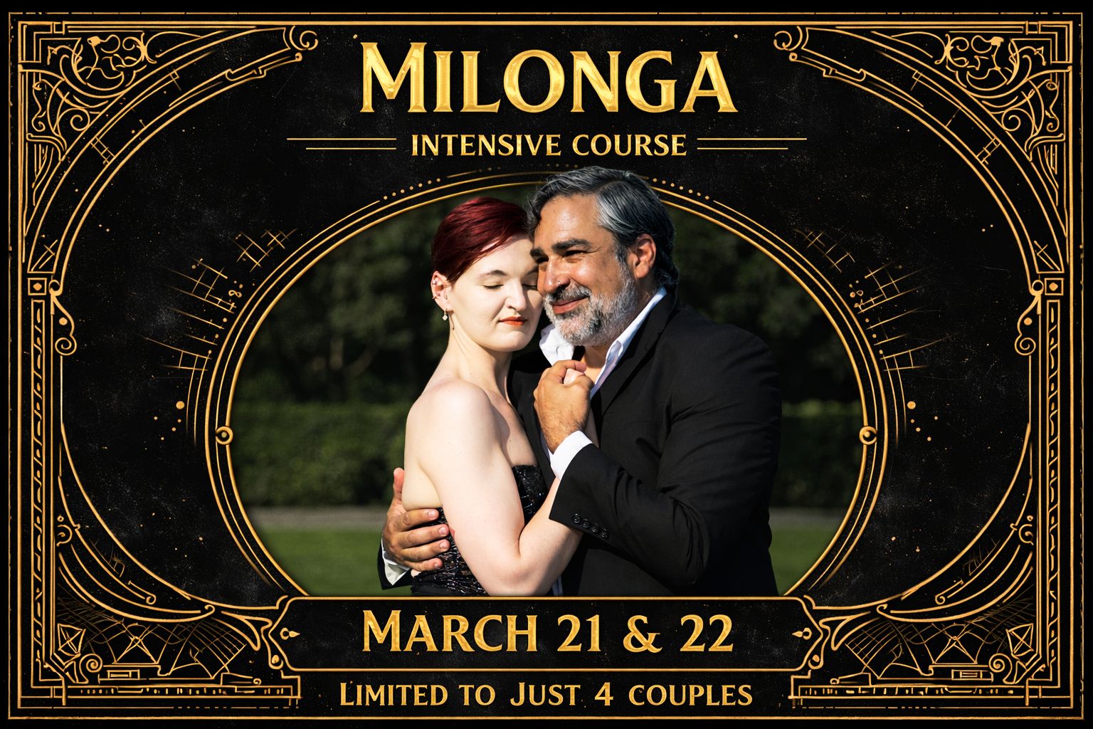 Milonga - intensive 21 & 22 mars. kun 4 par