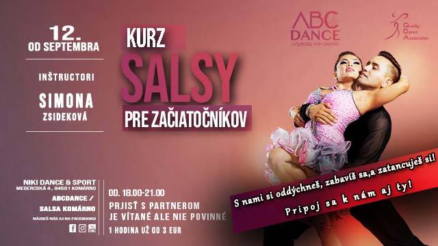 Salsa Tanfolyamok Komárnóban Szeptembertől