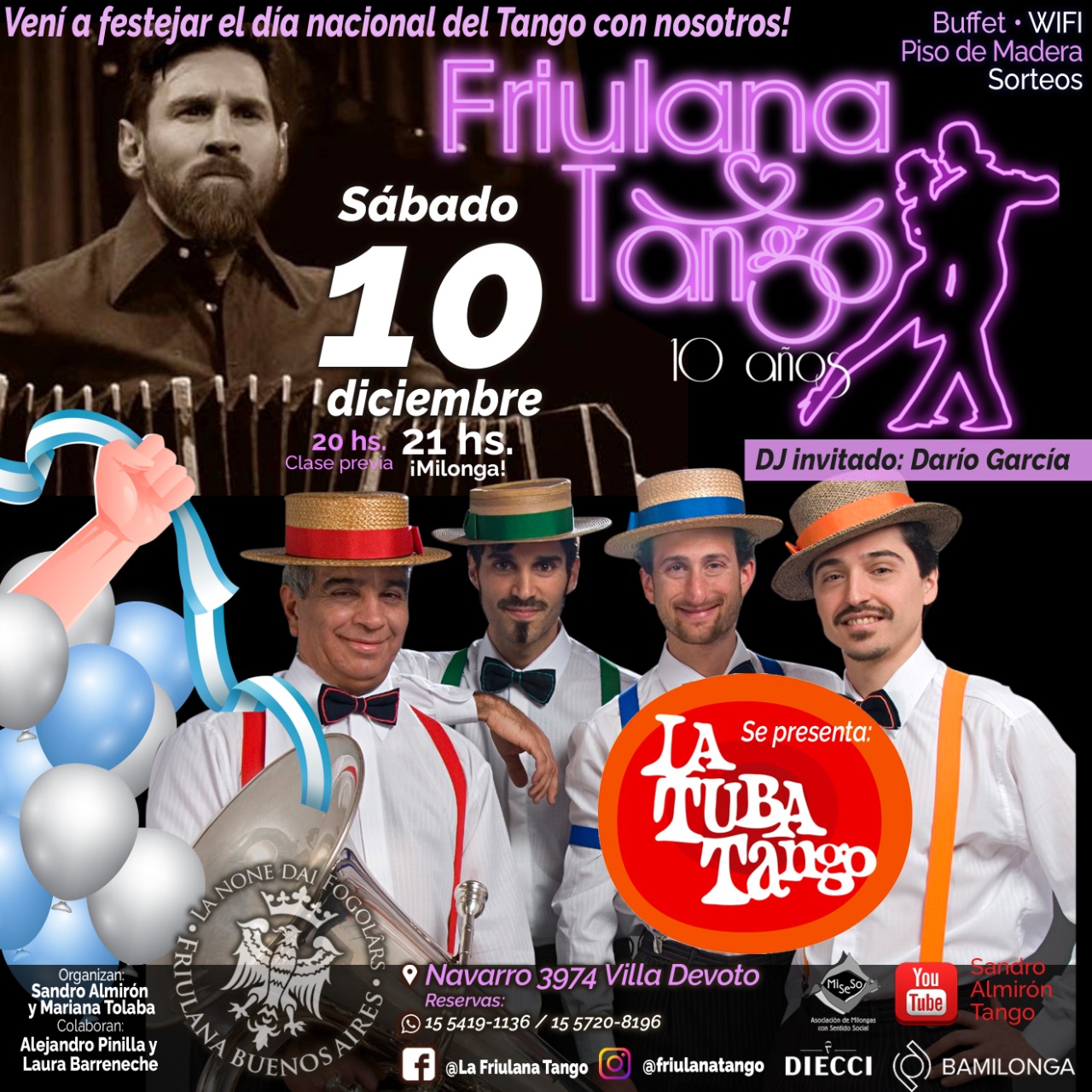 La Tubatango en La Friulana