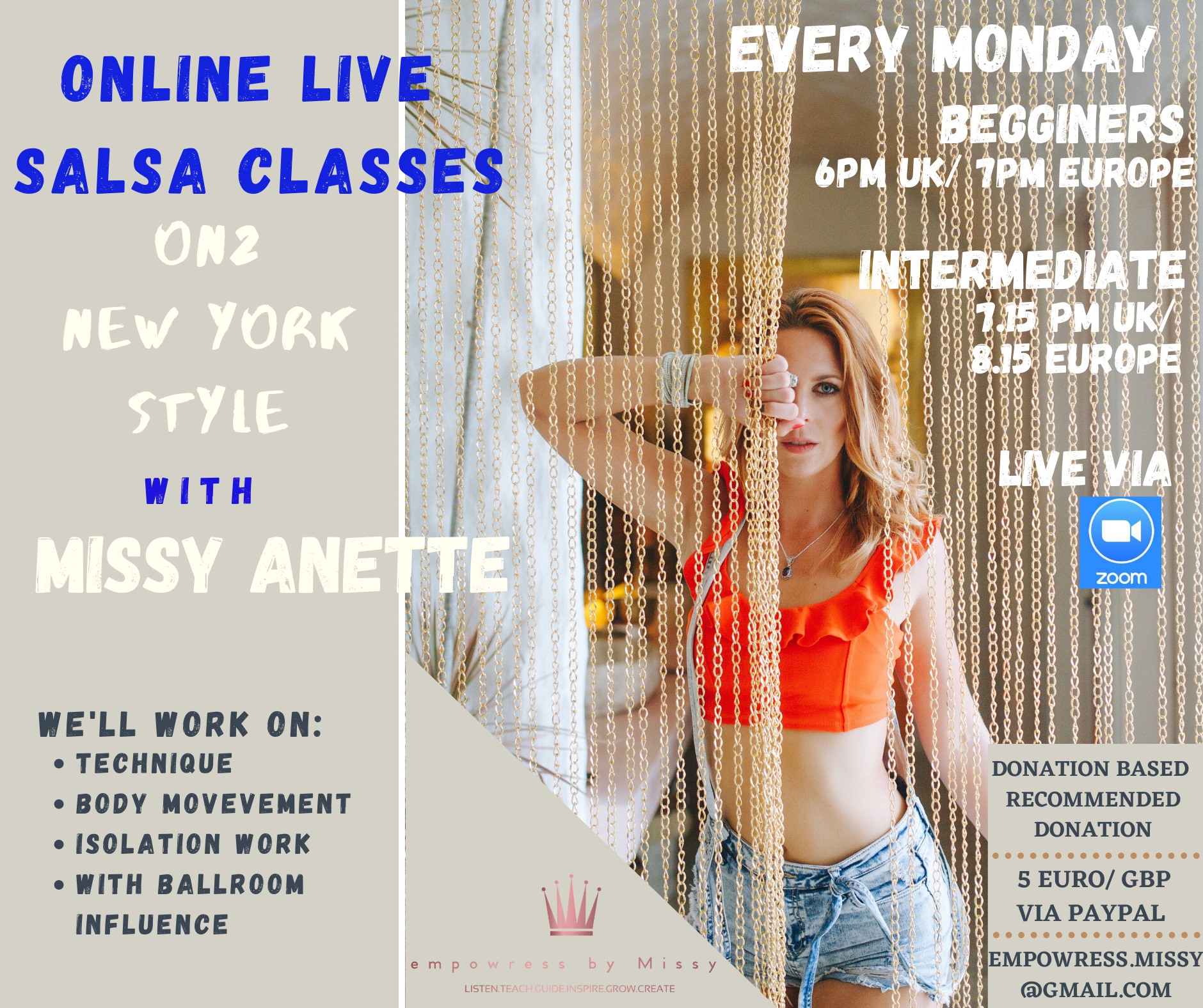 Salsa On2 New York style- absolute beginner beginner