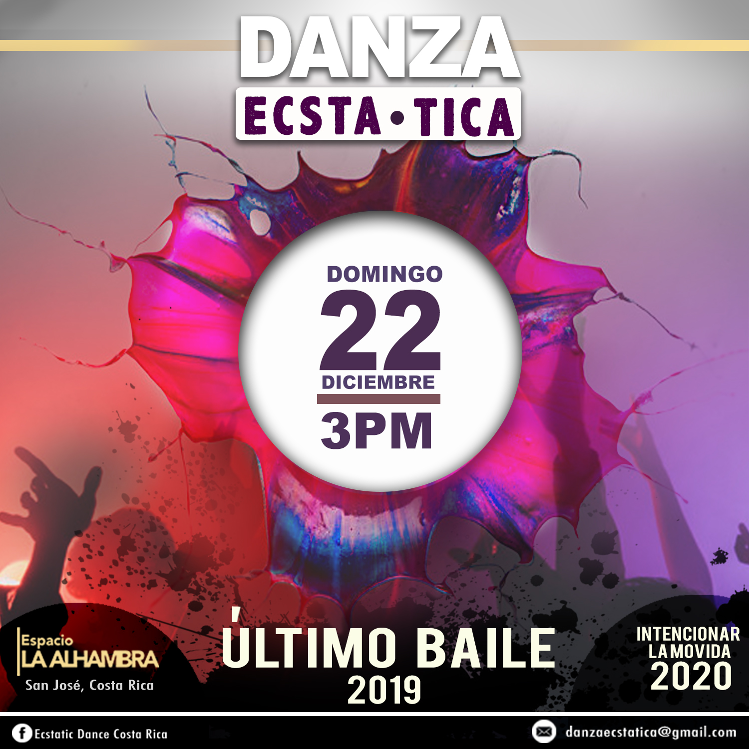 Danza Ecsta Tica de Cierre 2019 en La Alhambra